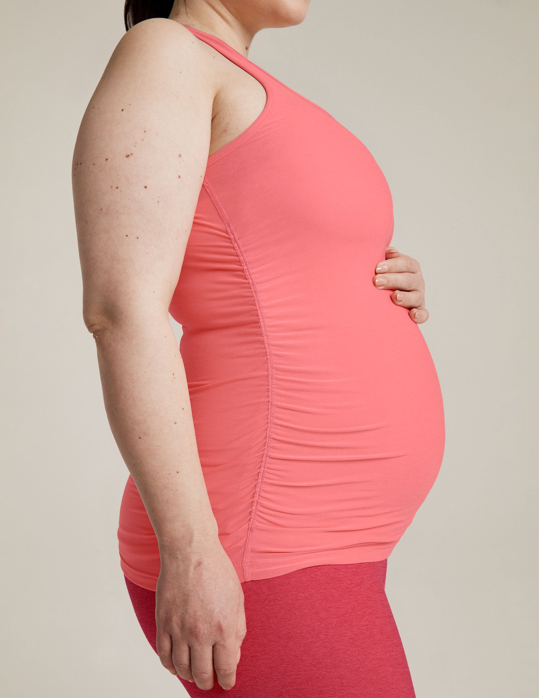 Featherweight Let It Grow Racerback Maternity Tank