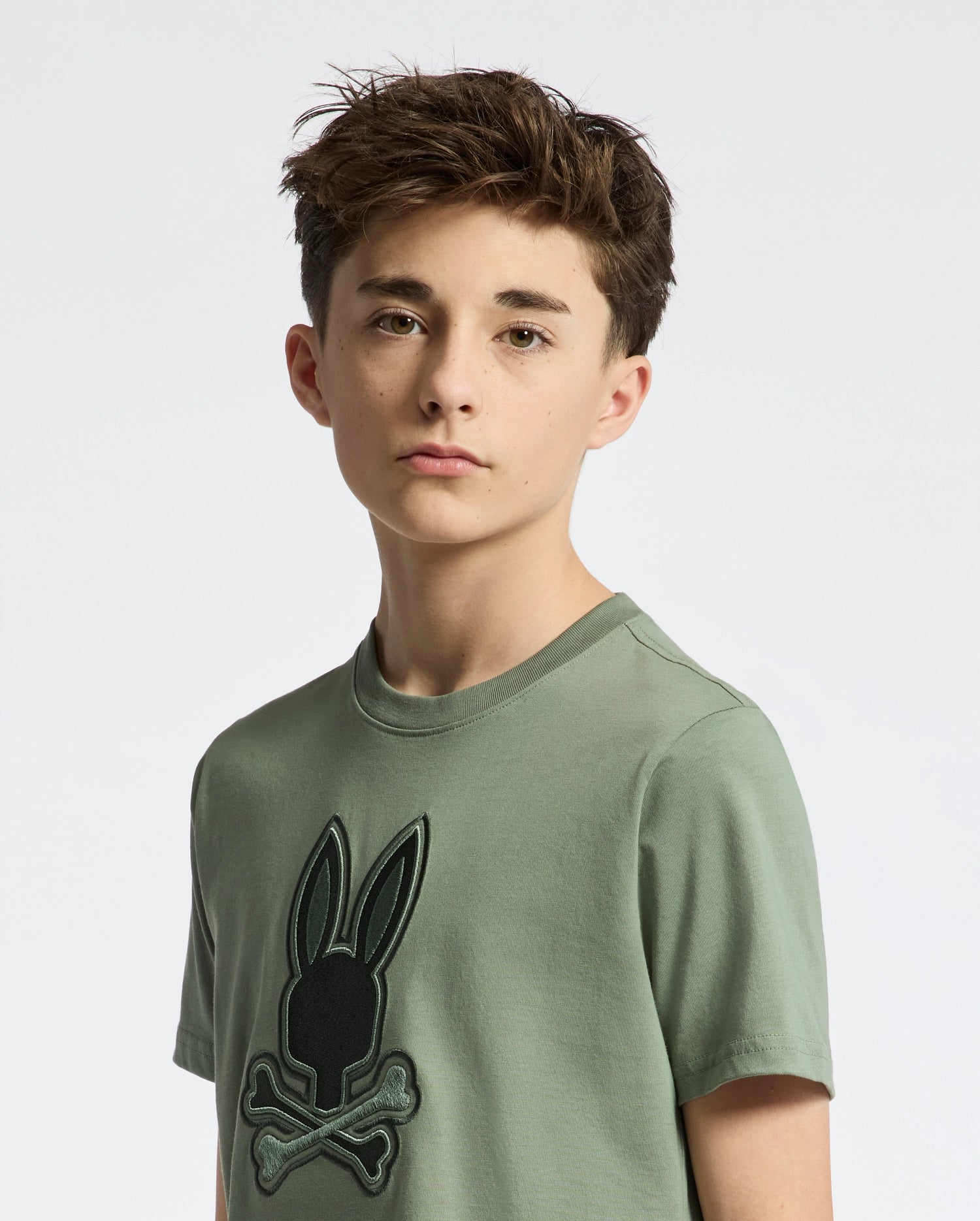 KIDS NEW CASTLE EMBROIDERED GRAPHIC TEE - B0U415F200