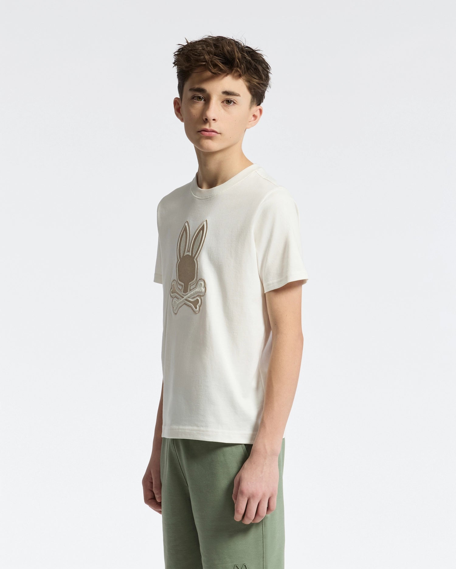 KIDS NEW CASTLE EMBROIDERED GRAPHIC TEE - B0U415F200