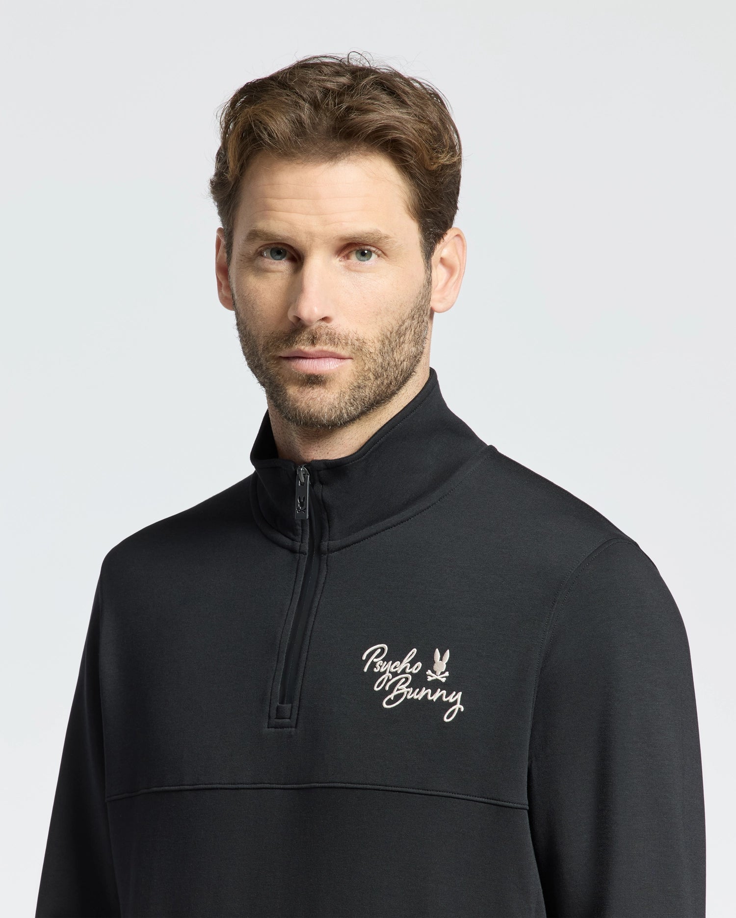 MENS DESERT 1/4 MOCK ZIP - B6S488F200
