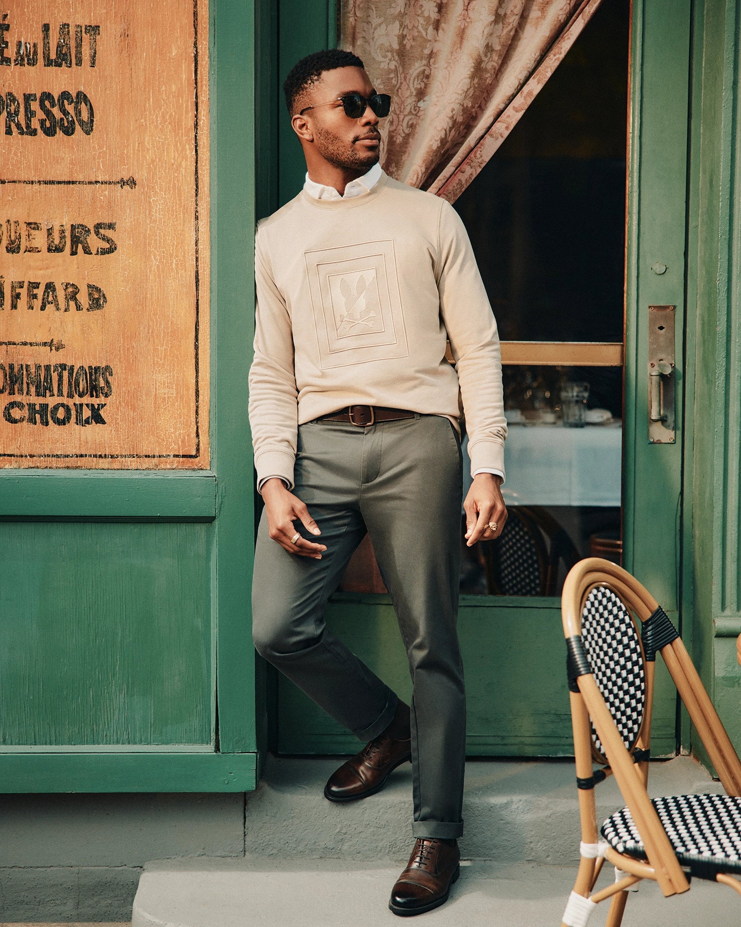MENS OAK CITY CREW NECK - B6S274E200