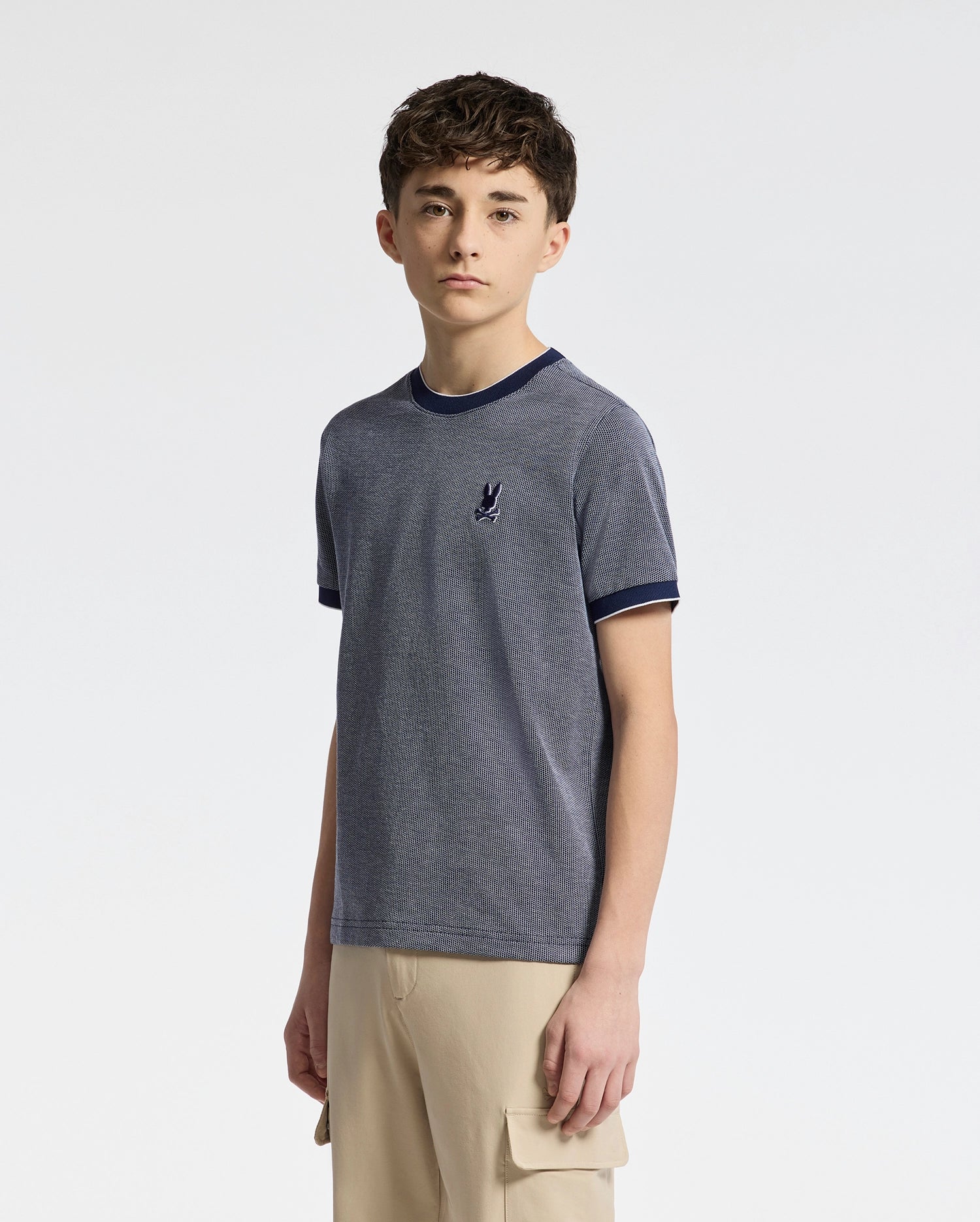 KIDS MACKAY JACQUARD FASHION TEE - B0U576F200