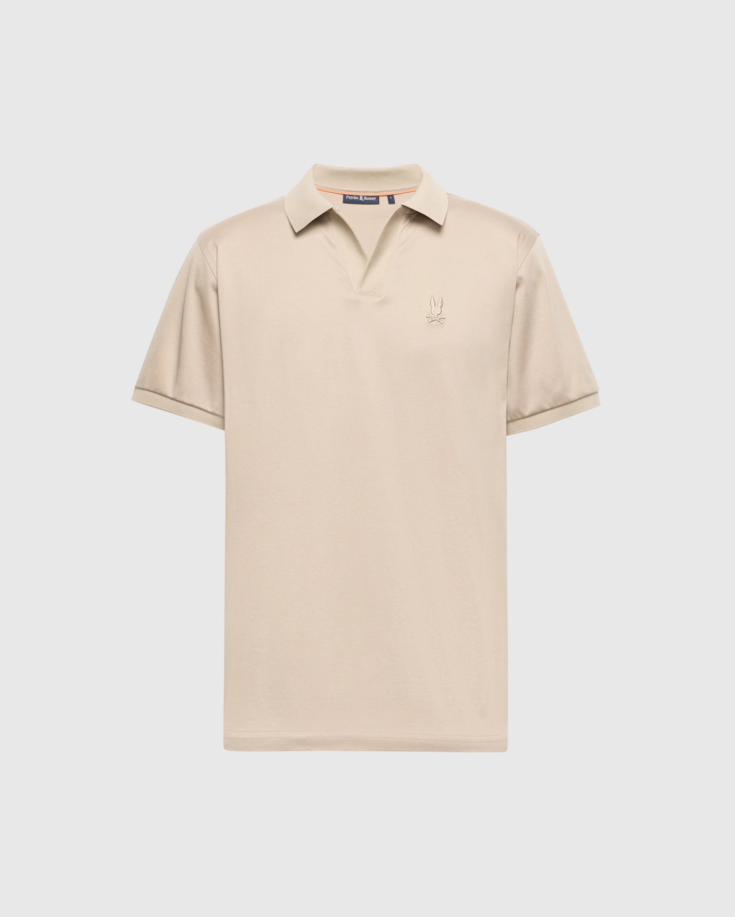 MENS BROADWAY PIMA INTERLOCK JOHNNY COLLAR POLO - B6K891D200