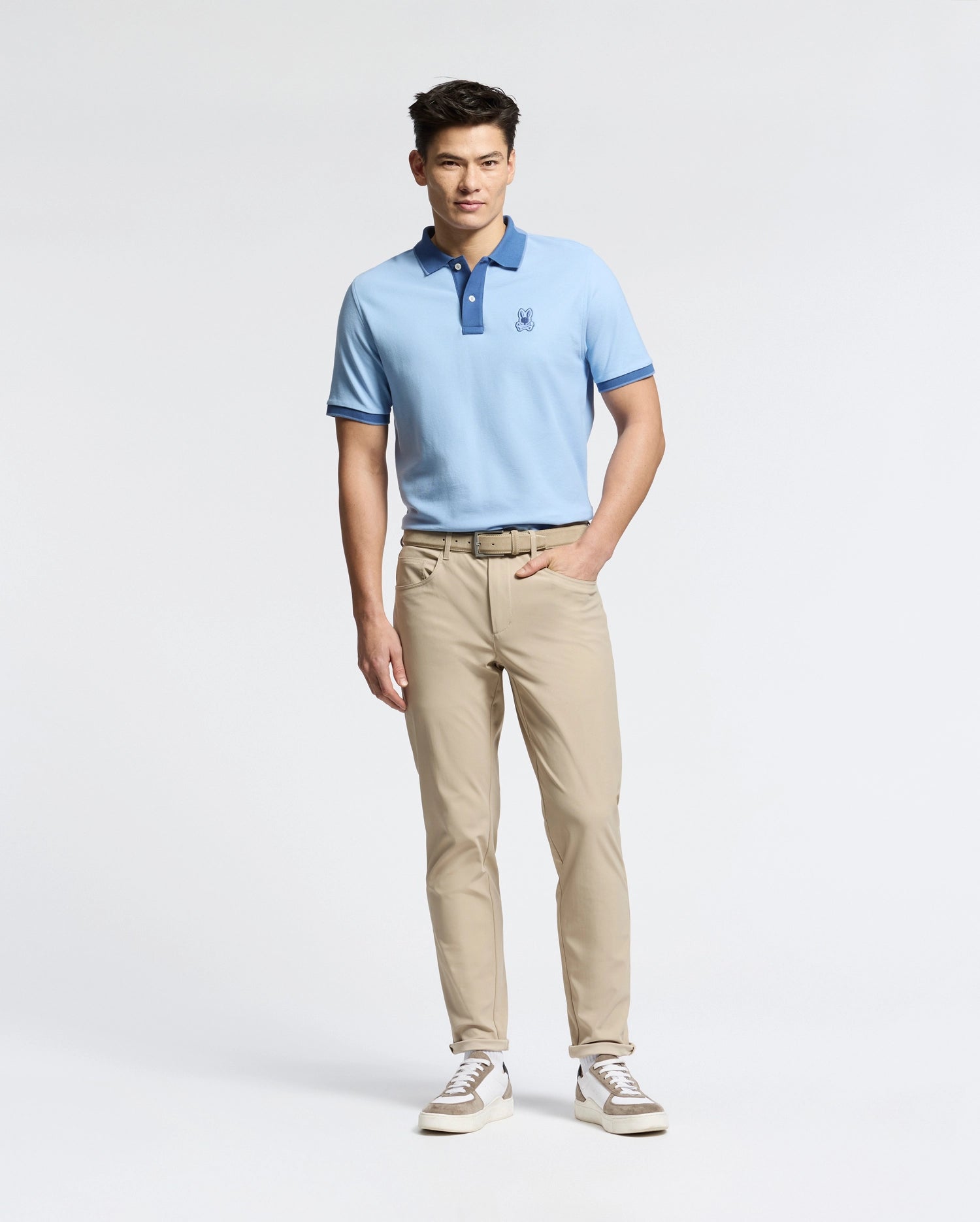 MENS NEW CASTLE PIQUE POLO - B6K487F200