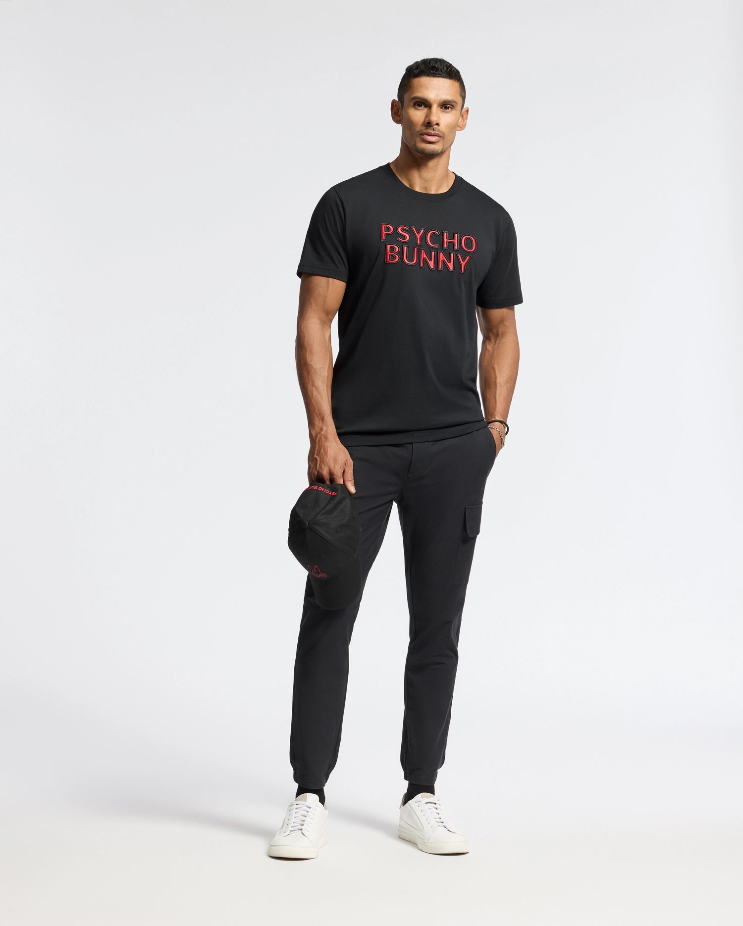 MENS PIERCE EMBROIDERED GRAPHIC TEE - B6U116E200