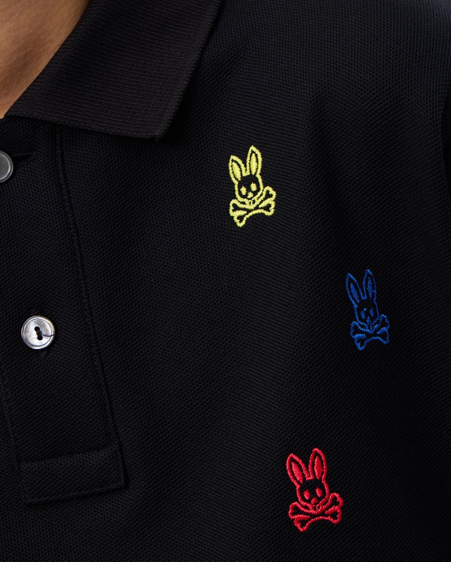 KIDS BONHAM ALL OVER BUNNY PIQUE POLO - B0K501C200