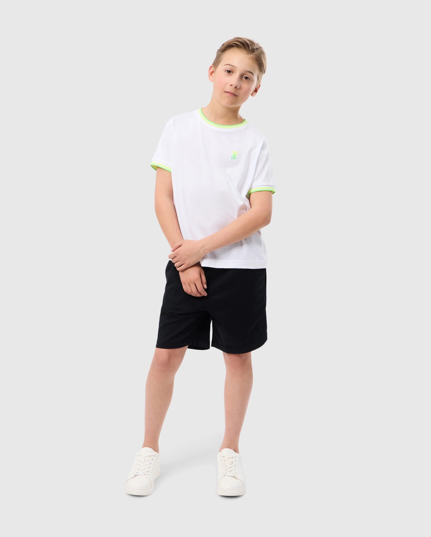 KIDS WILLIS STRETCH TENCEL SHORT - B0R239Y1WB