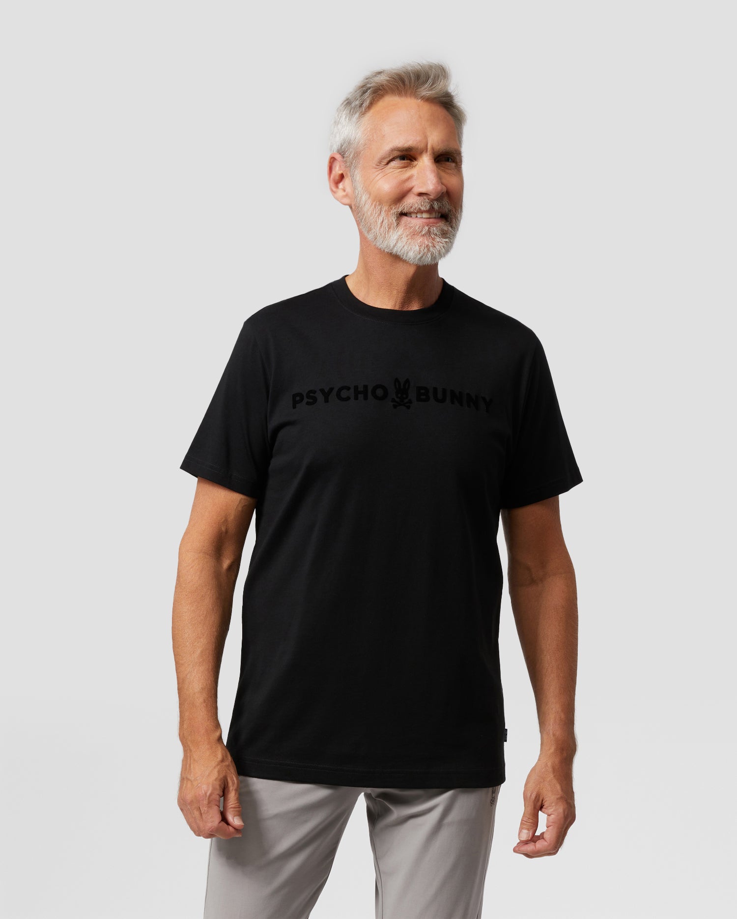 MENS ROYCE FLOCKING GRAPHIC TEE - B6U248W1PC