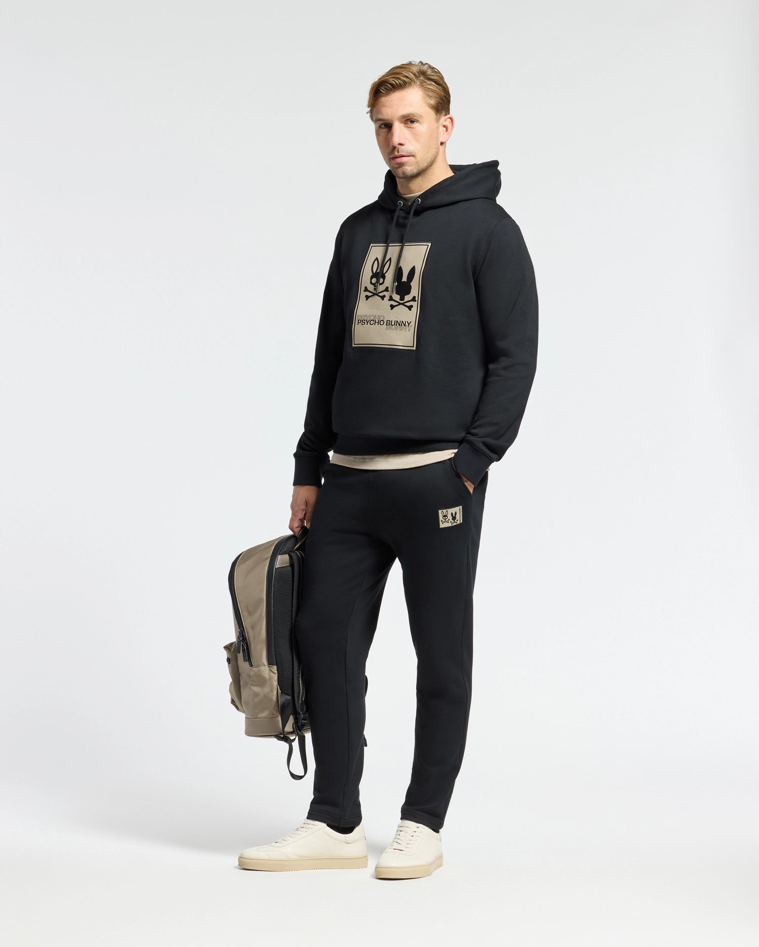 MENS MONROE TWILL PATCH FLEECE SWEATPANT - B6P929D200