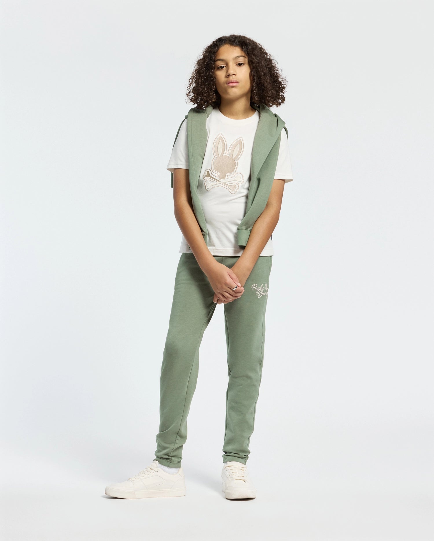 KIDS DESERT EMBROIDERED SWEATPANT - B0P489F200
