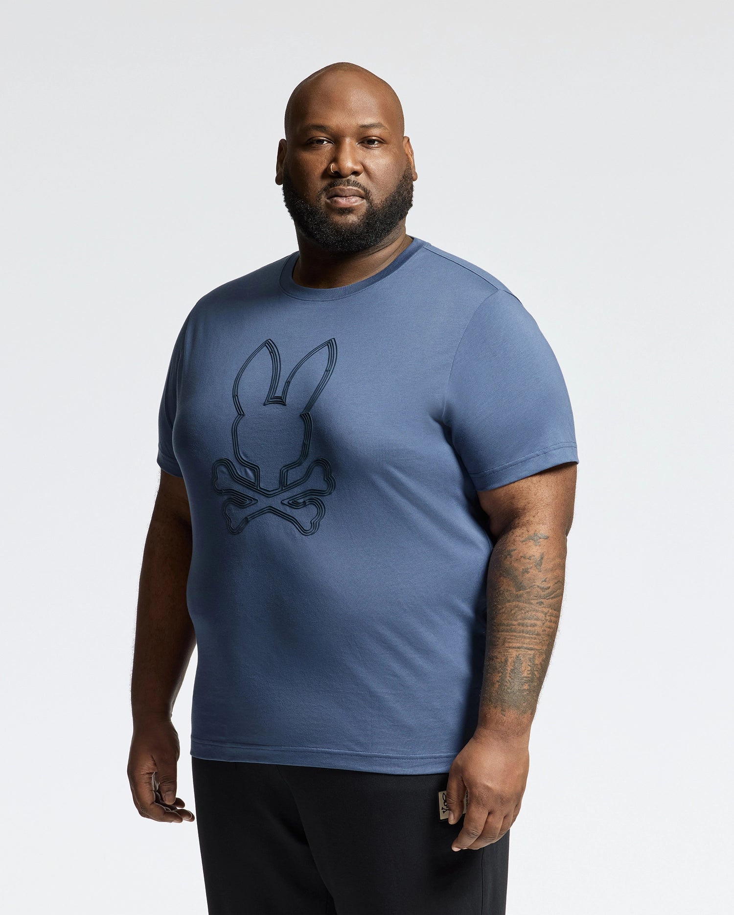 MENS BIG AND TALL MONARC FRONT BUNNY GRAPHIC TEE - B9U211E200