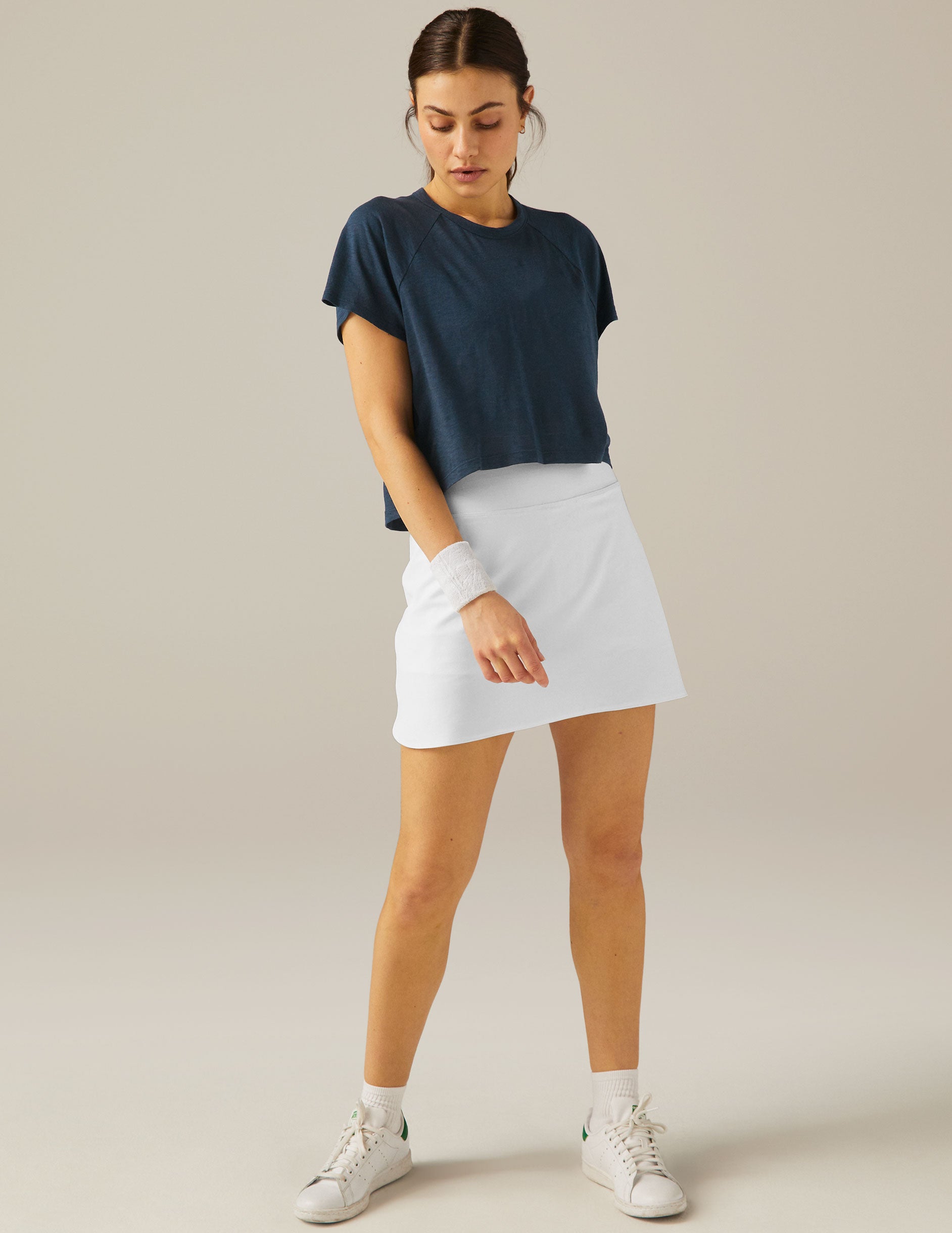 Signature High Low Cropped Tee