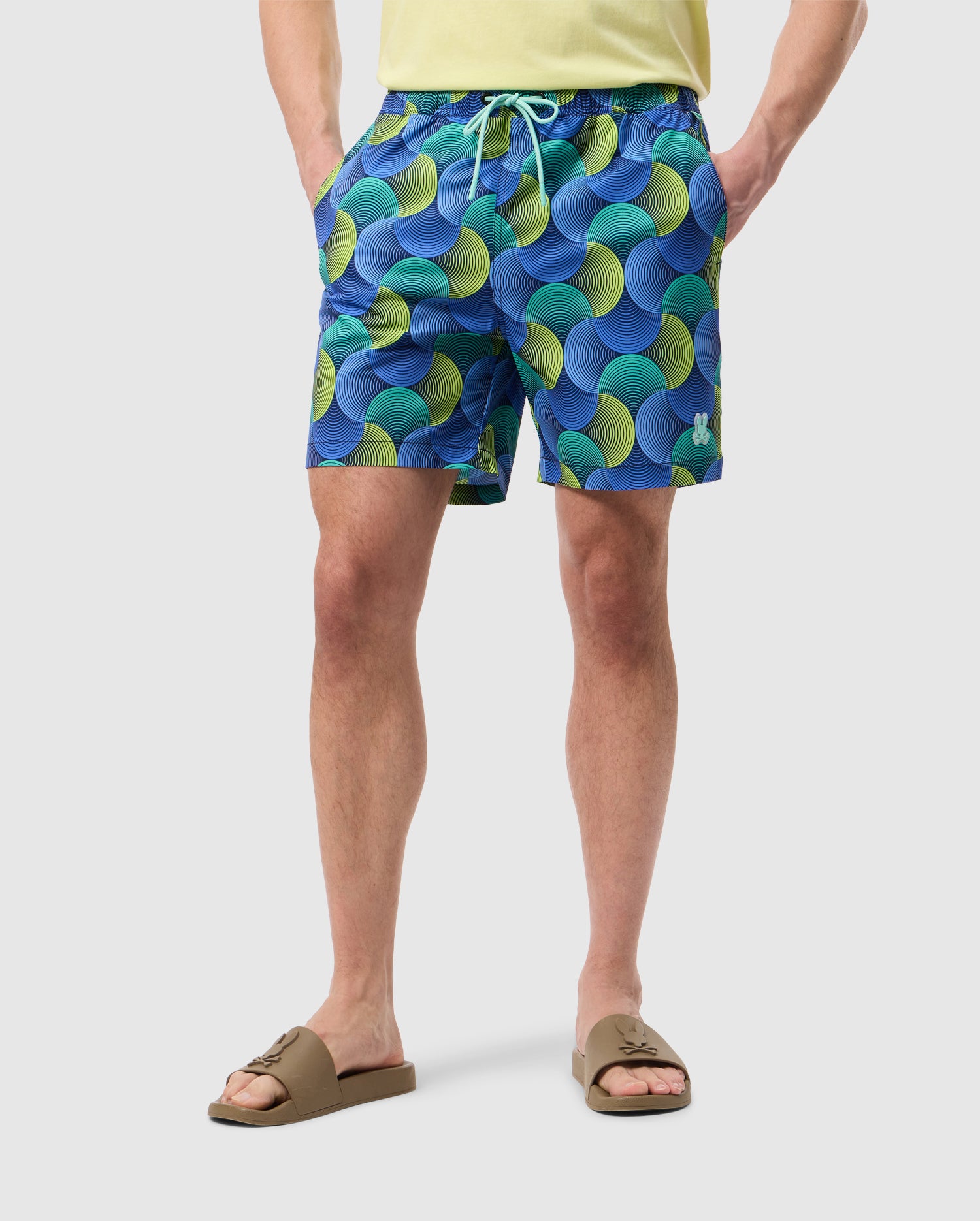 MENS STAFFORD ALL OVER PRINT SWIM TRUNK - B6W622C200