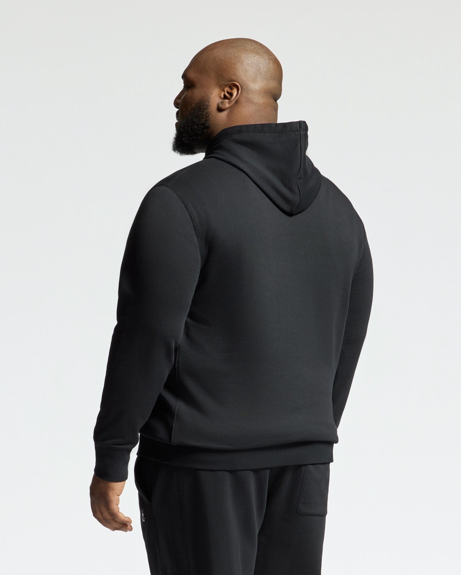 MENS BIG AND TALL LEVY ESSENTIAL FLEECE HOODIE - B9H859D200