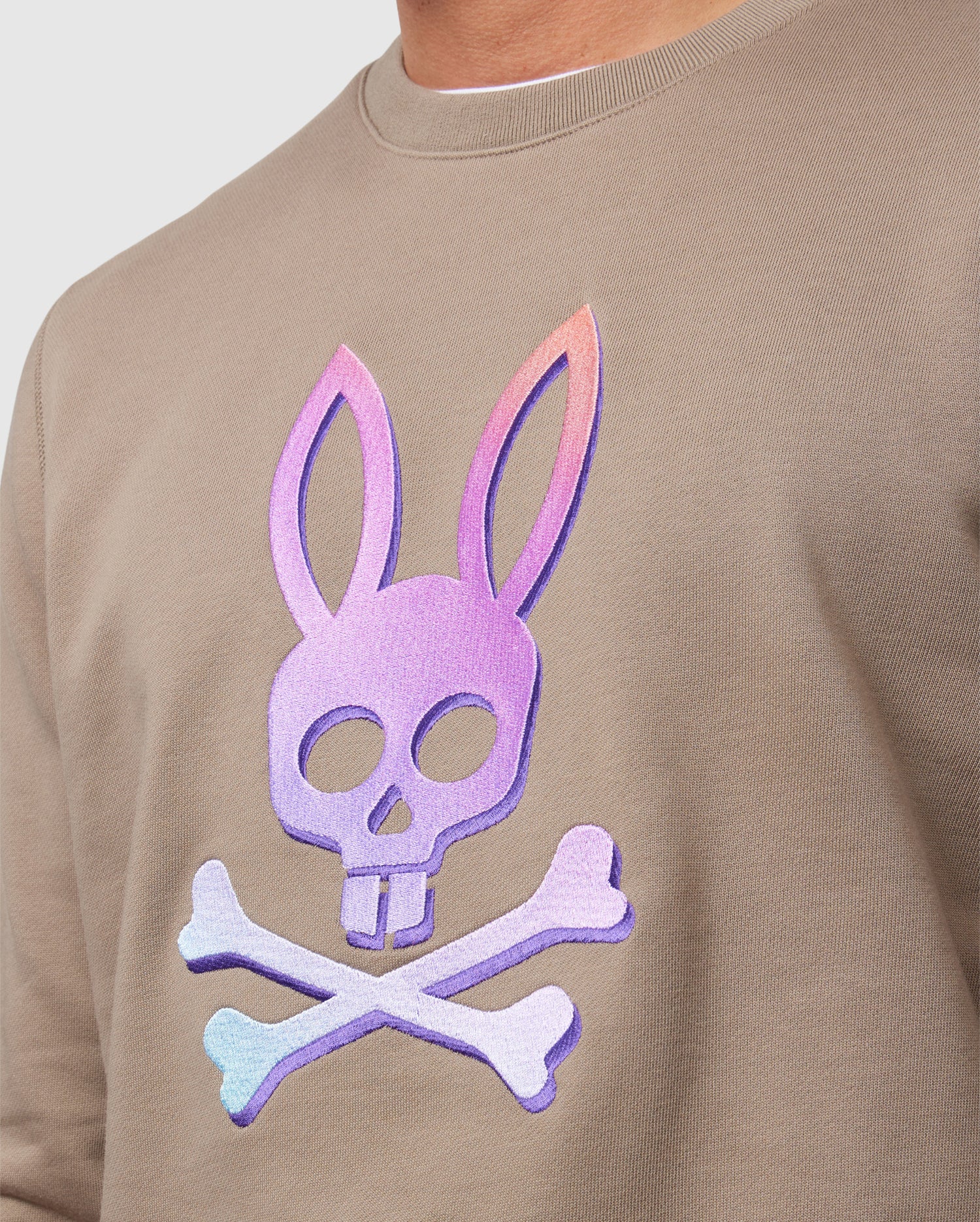 MENS BLOOMINGTON OMBRE EMBROIDERED CREW SWEATSHIRT - B6S924A2FT