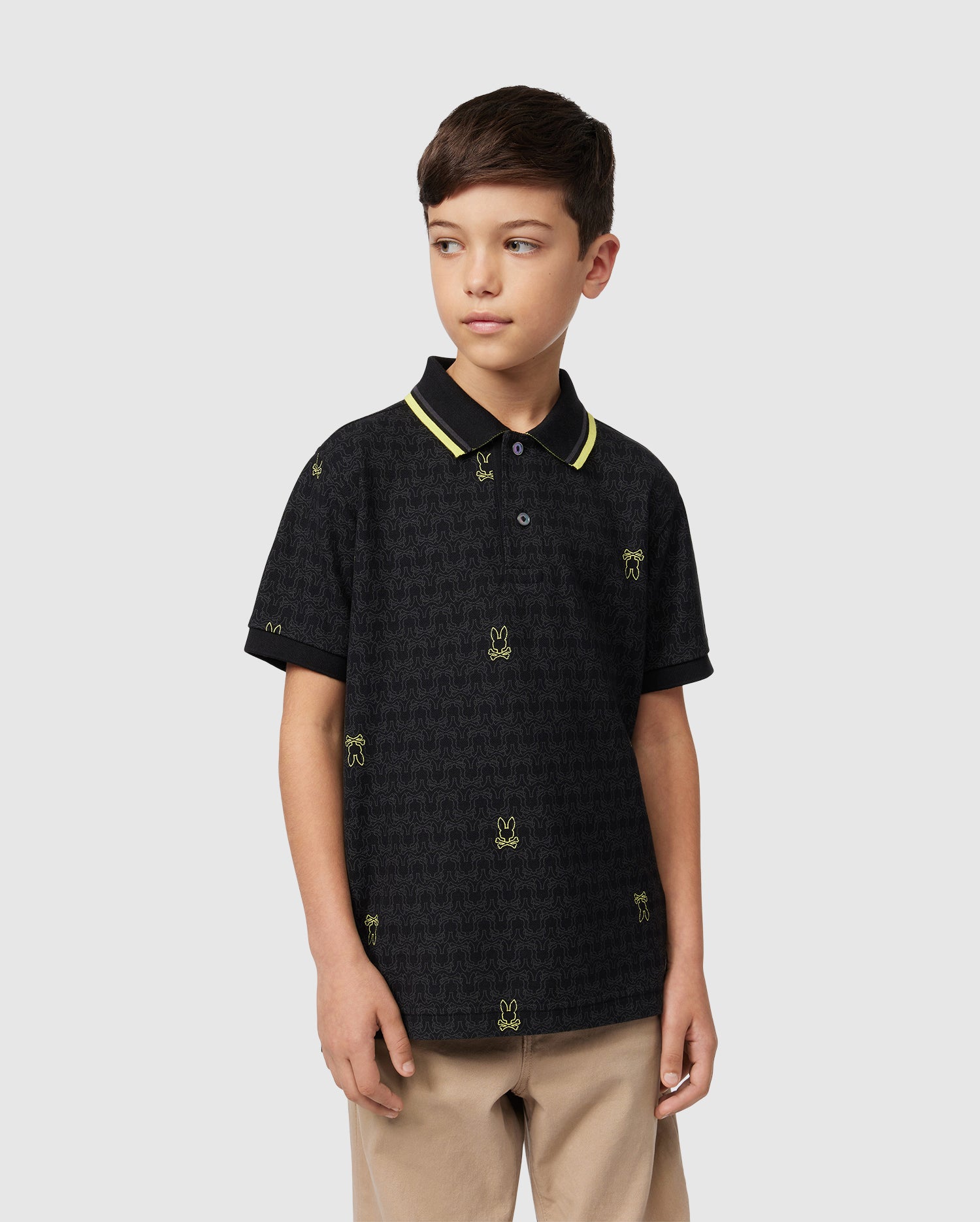 KIDS BELMONT AOP PIQUE POLO - B0K607A2PC