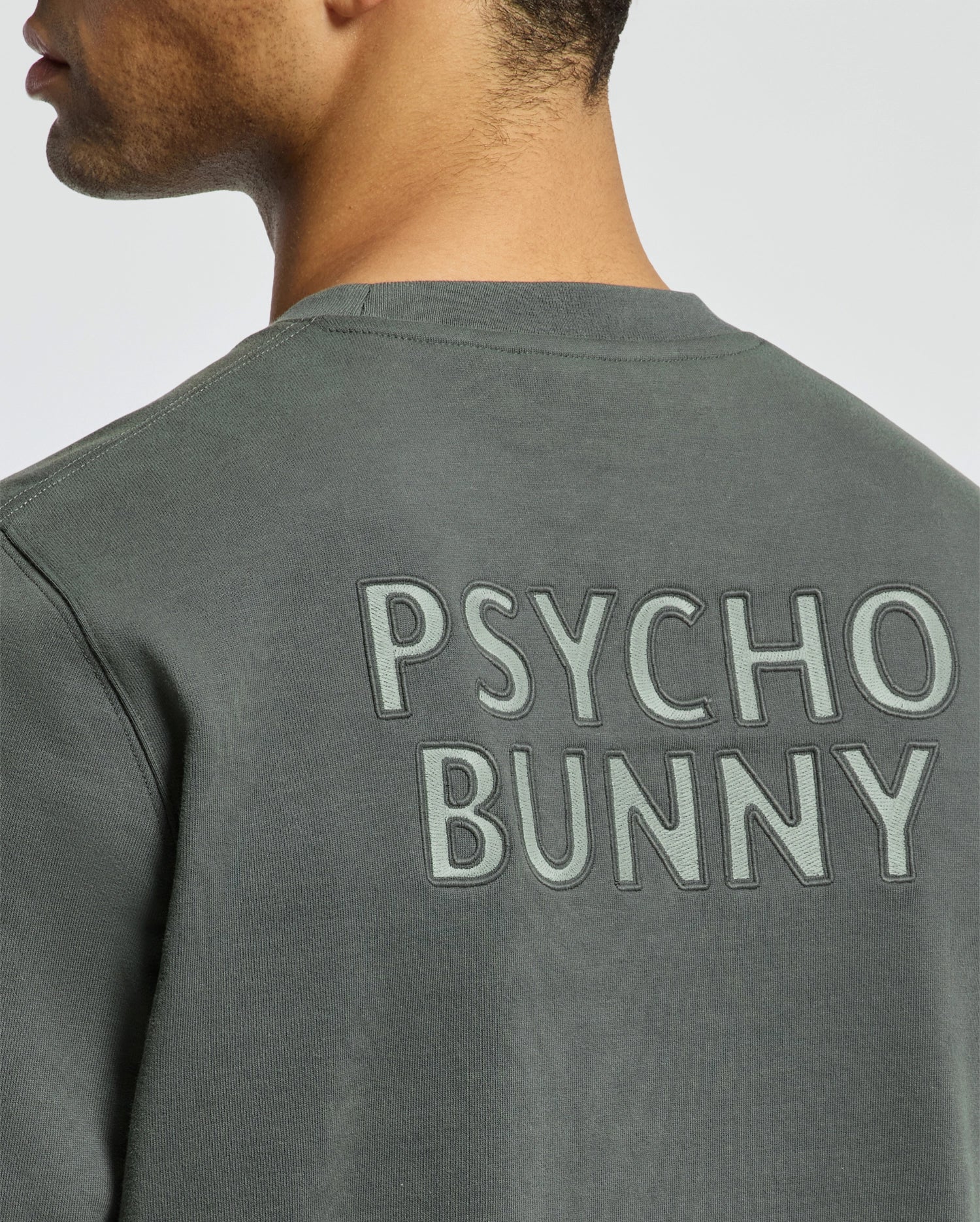 MENS WORDMARK PEACHED TERRY CREW - B6S278E200