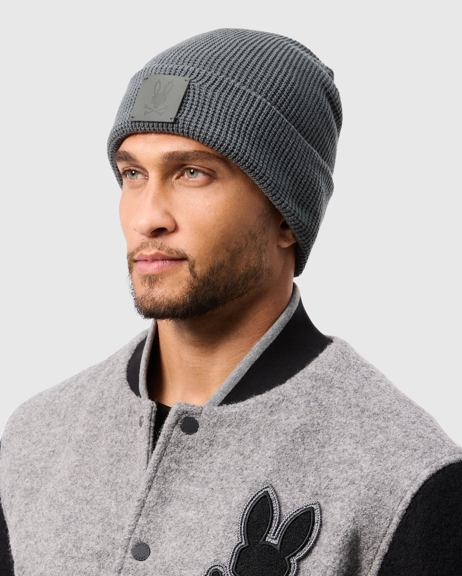 MENS WAFFLE BEANIE - B6A873D200
