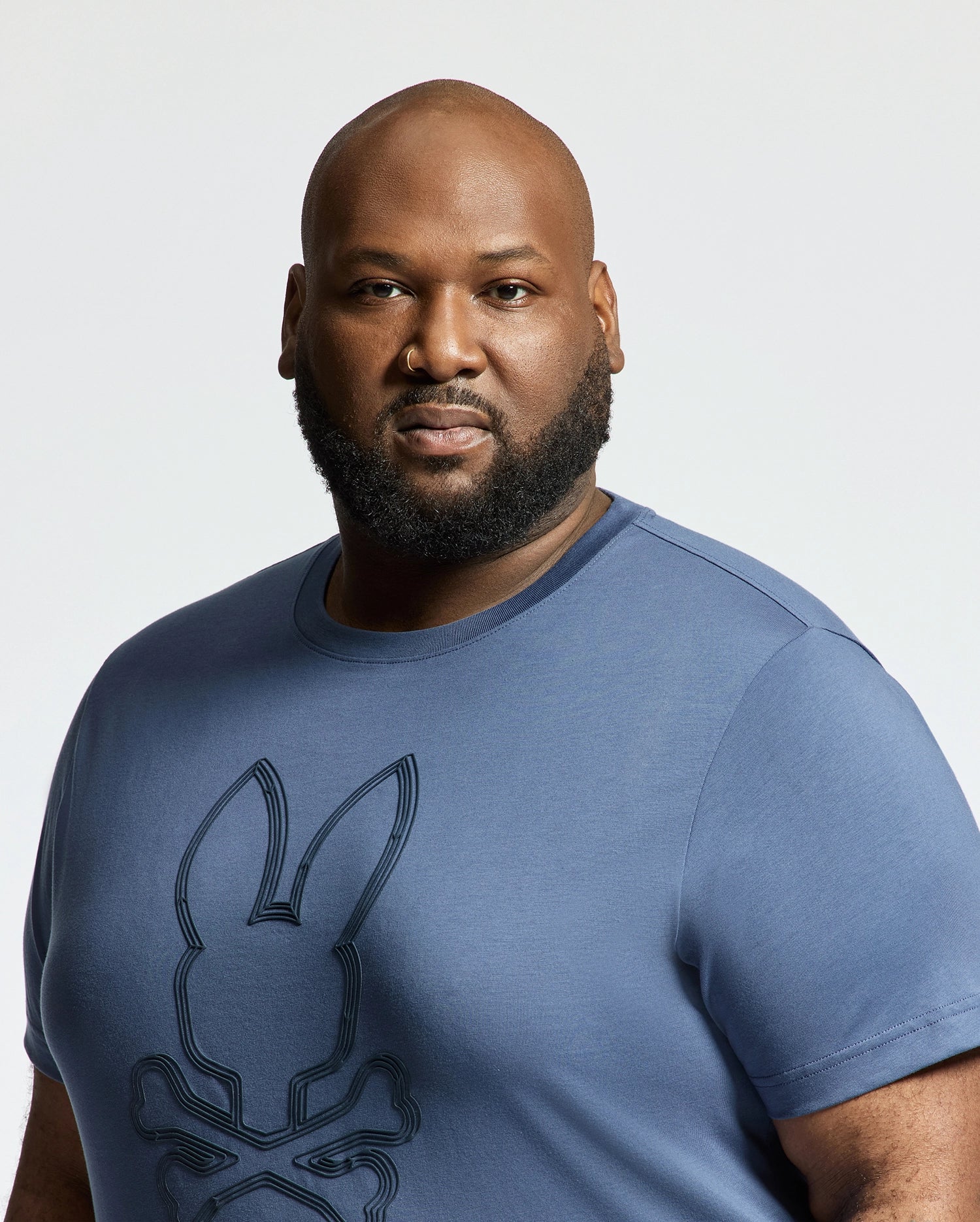 MENS BIG AND TALL MONARC FRONT BUNNY GRAPHIC TEE - B9U211E200