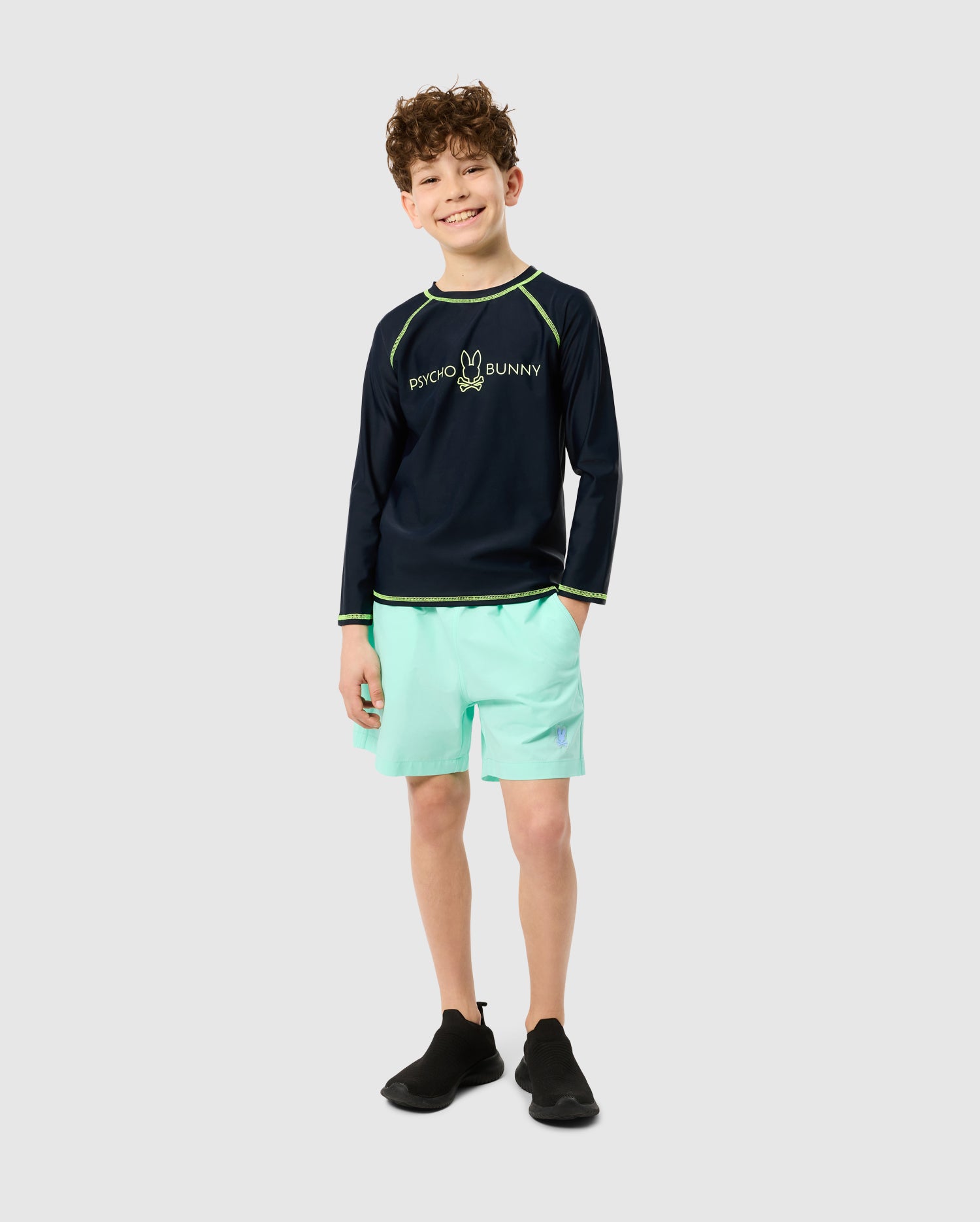 KIDS LONG SLEEVE RASH GUARD - B0T557C200