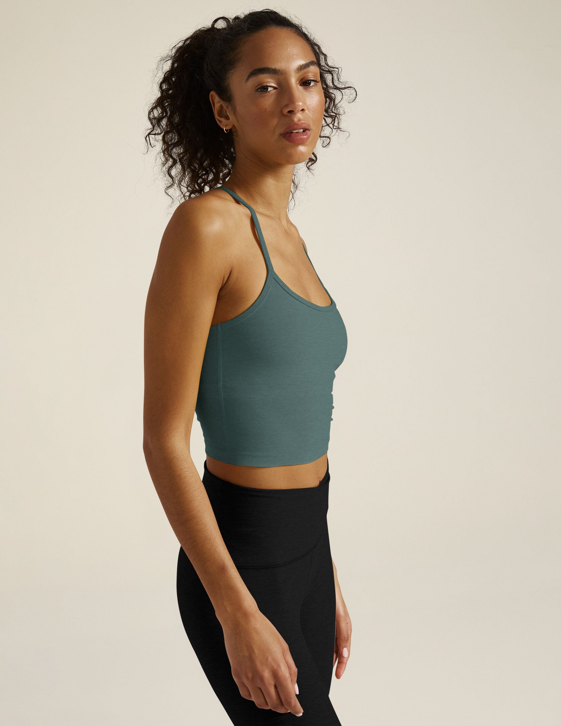 Spacedye Slim Racerback Cropped Tank