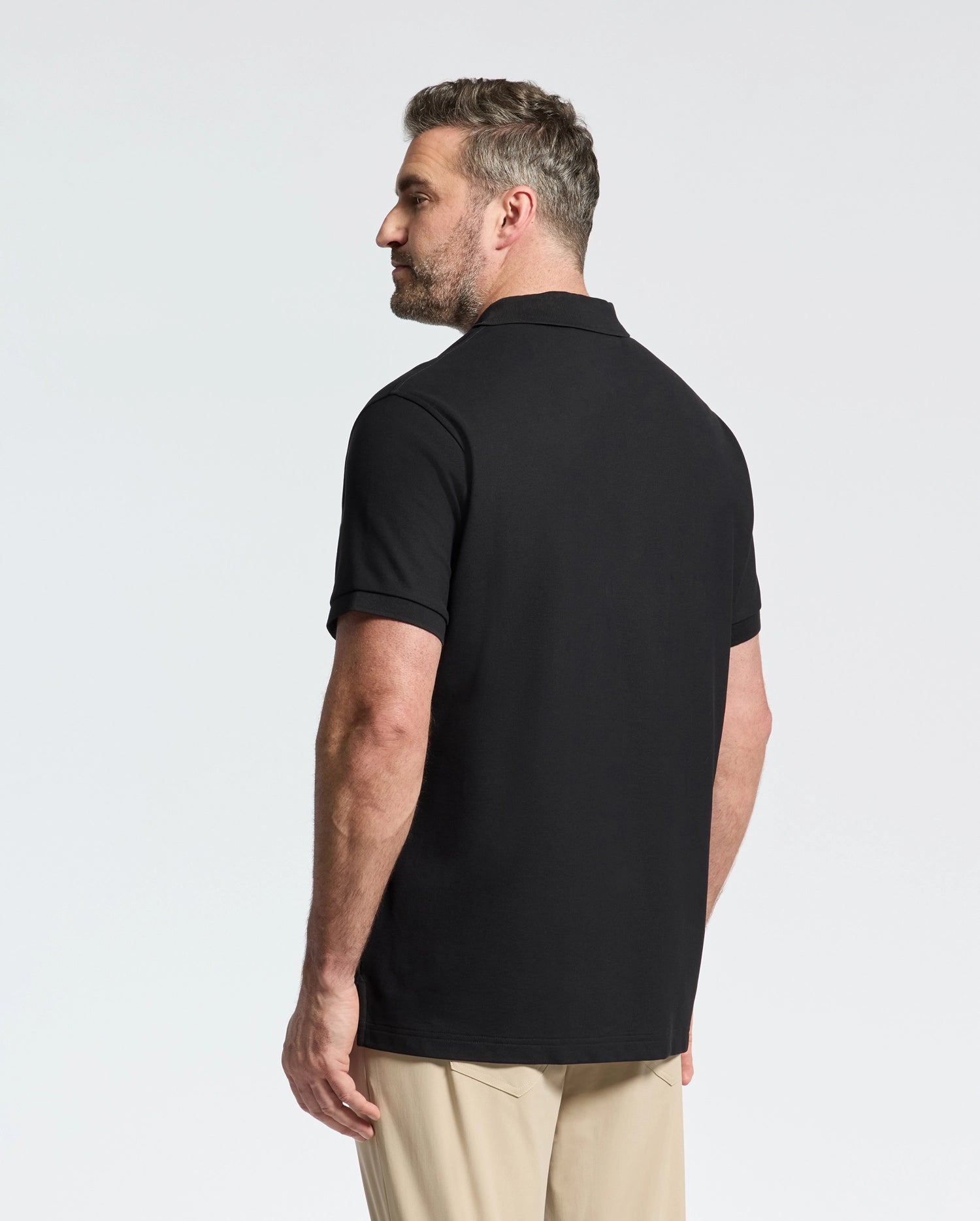 MENS BIG AND TALL CLASSIC PIQUE POLO SHIRT - B9K001ARPC