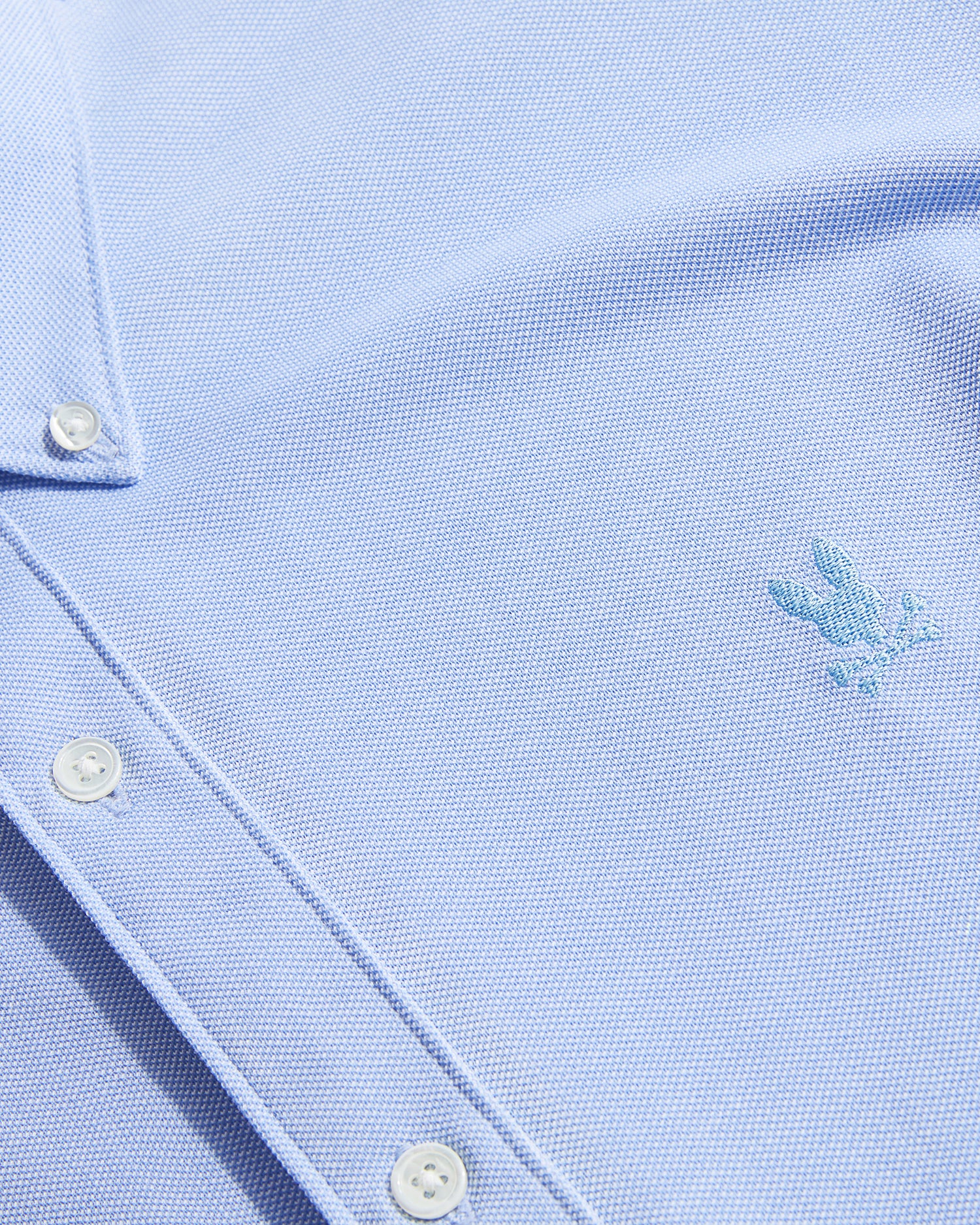 MENS ASTOR LONG SLEEVE COTTON PIQUE OXFORD SHIRT - B6C821U1PC
