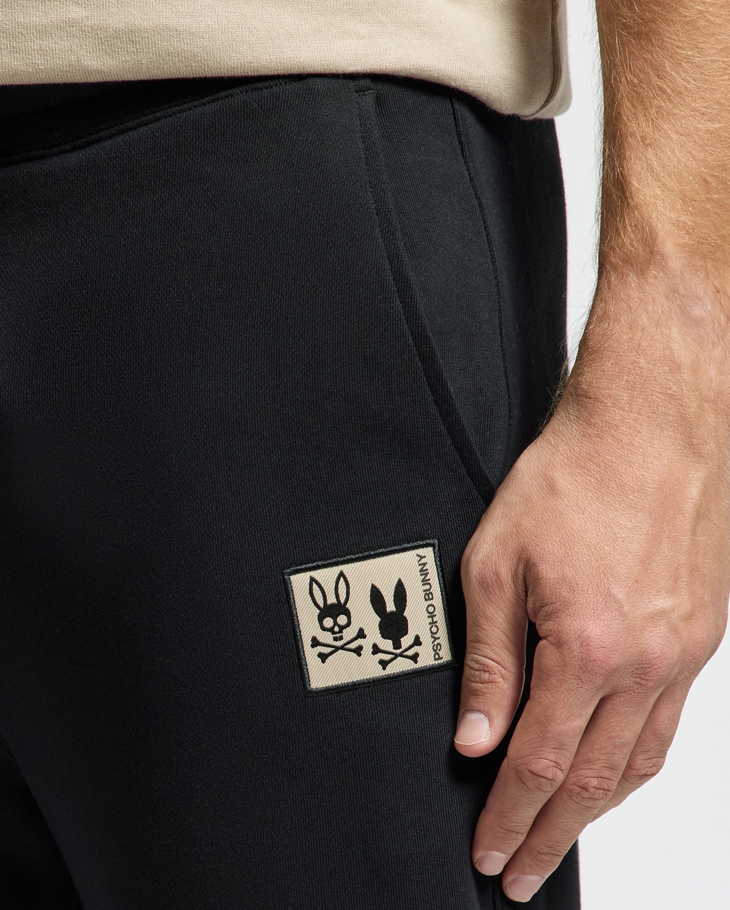 MENS MONROE TWILL PATCH FLEECE SWEATPANT - B6P929D200