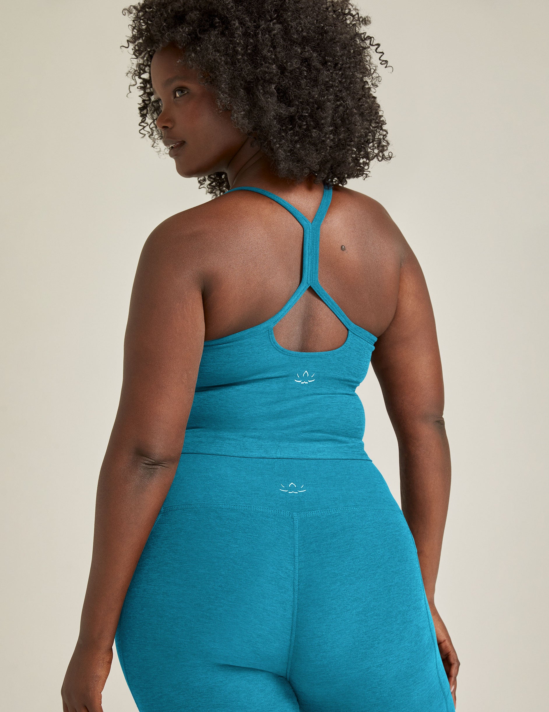 Spacedye Slim Racerback Cropped Tank
