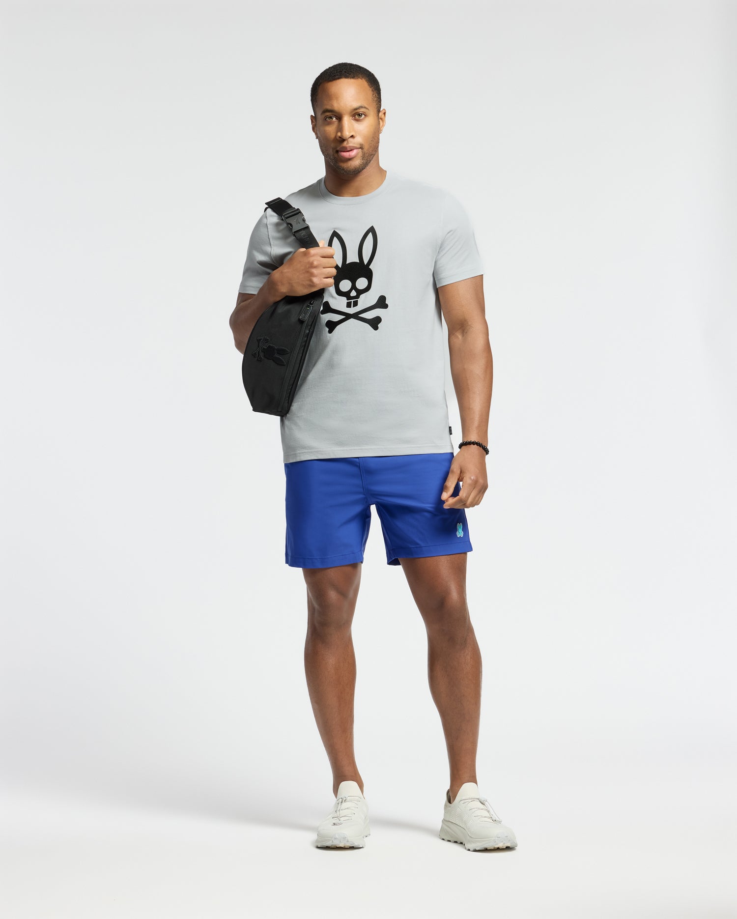 MENS PAYSON LEATHER PRINT GRAPHIC TEE - B6U213E200