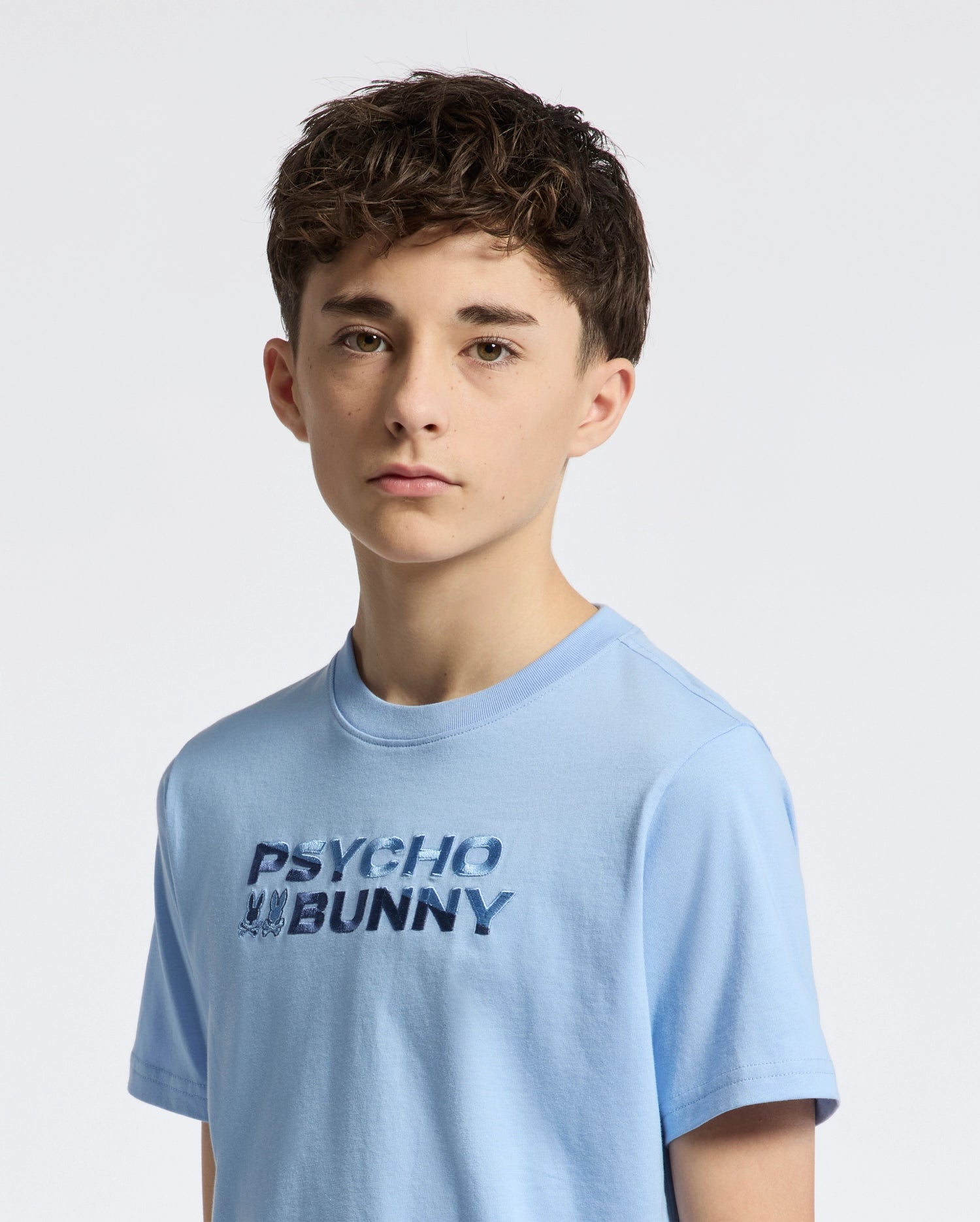 KIDS BERNI EMBROIDERED WORDMARK GRAPHIC TEE - B0U417F200