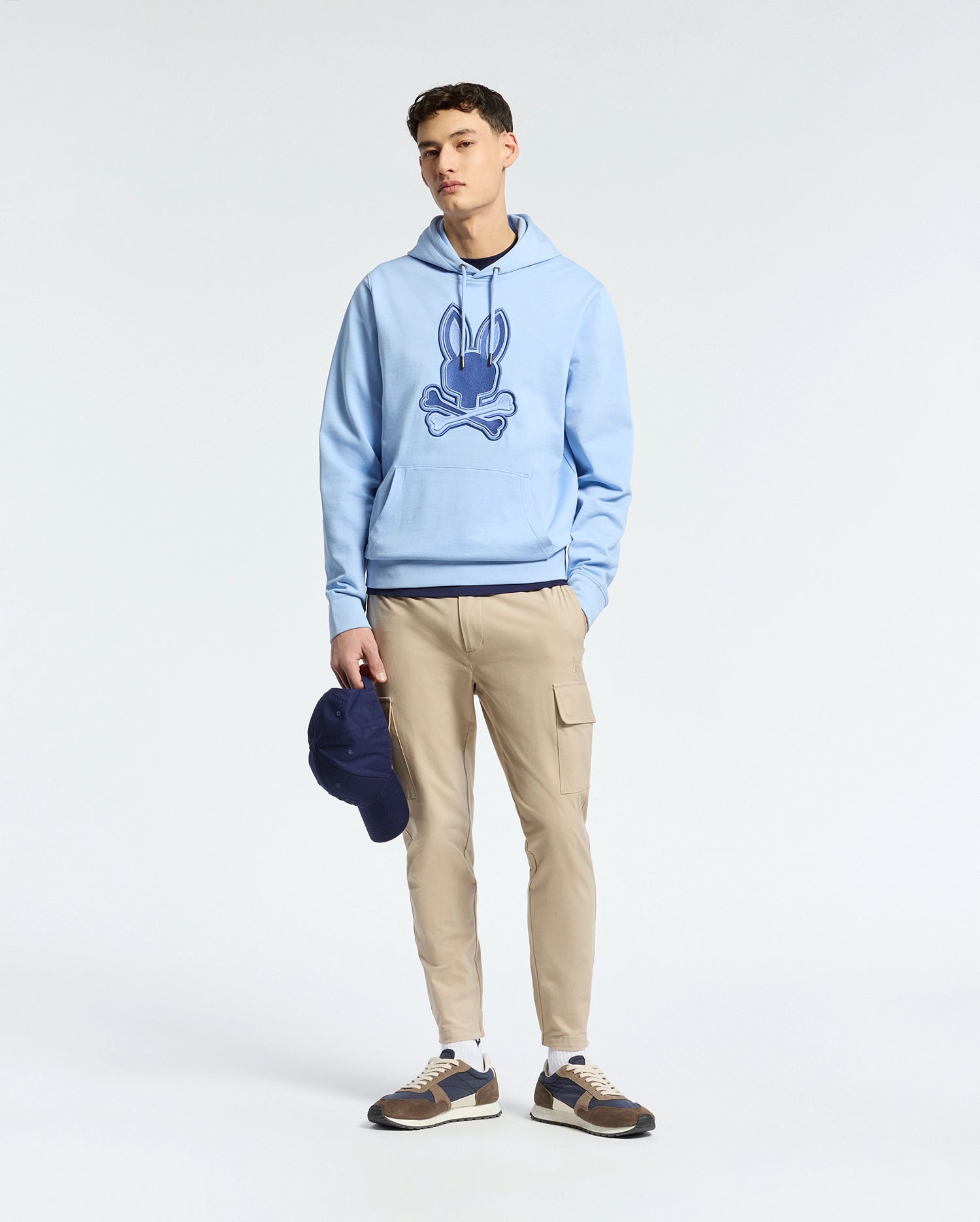 MENS NEW CASTLE EMBROIDERED FRENCH TERRY HOODIE - B6H517F200