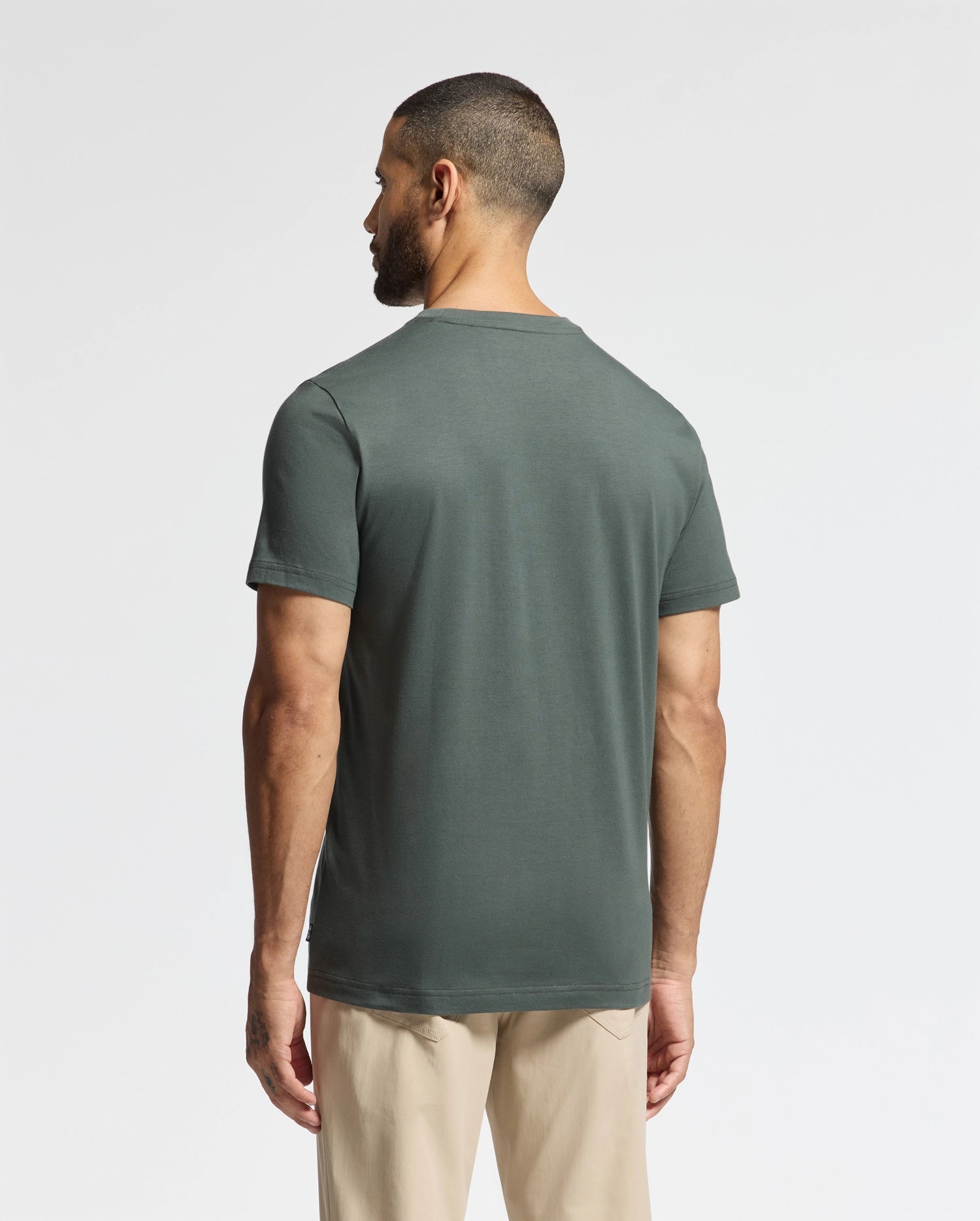 MENS PIERCE EMBROIDERED GRAPHIC TEE - B6U116E200