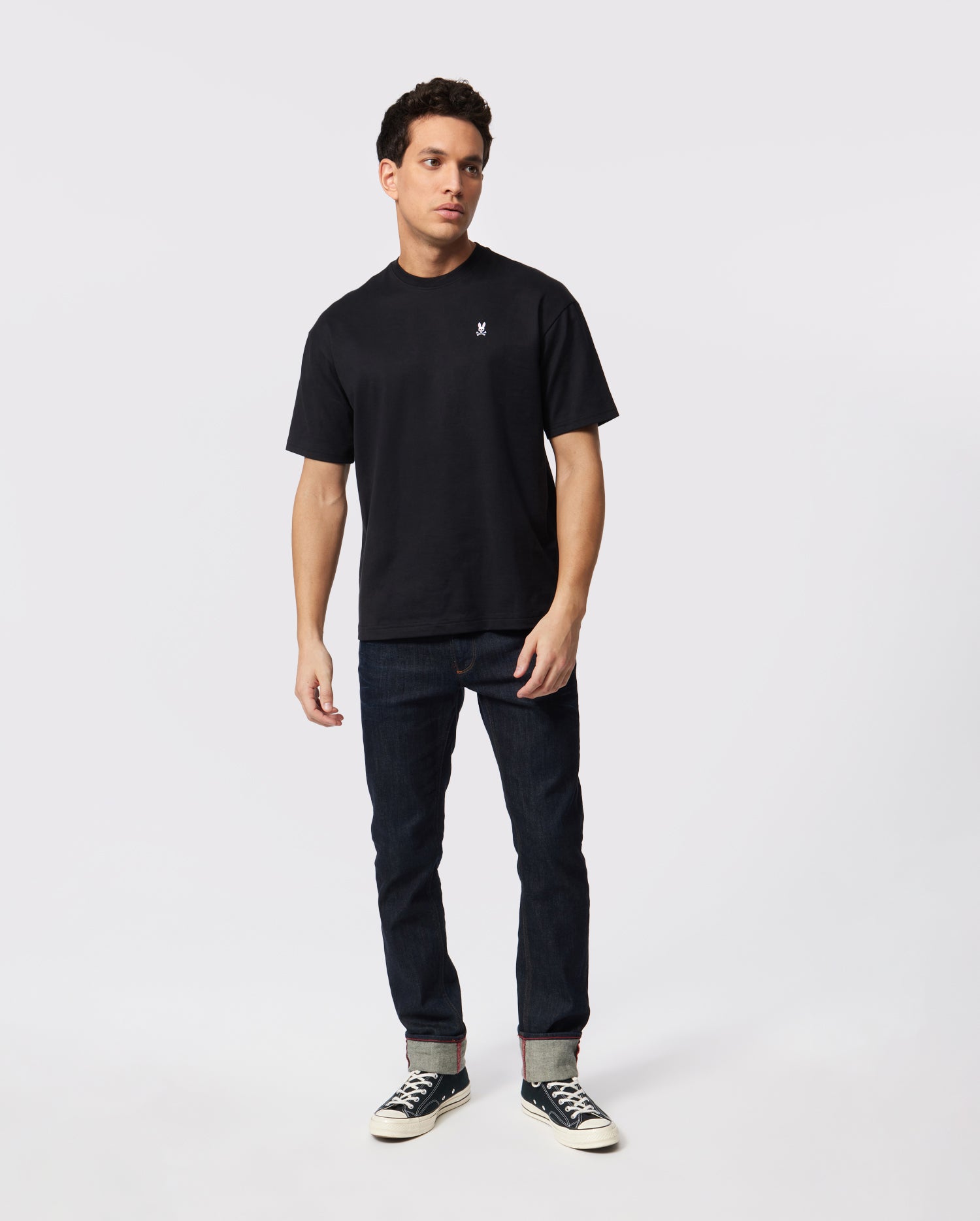 MENS OVERSIZED CLASSIC CREW NECK TEE - B6U240W1PC