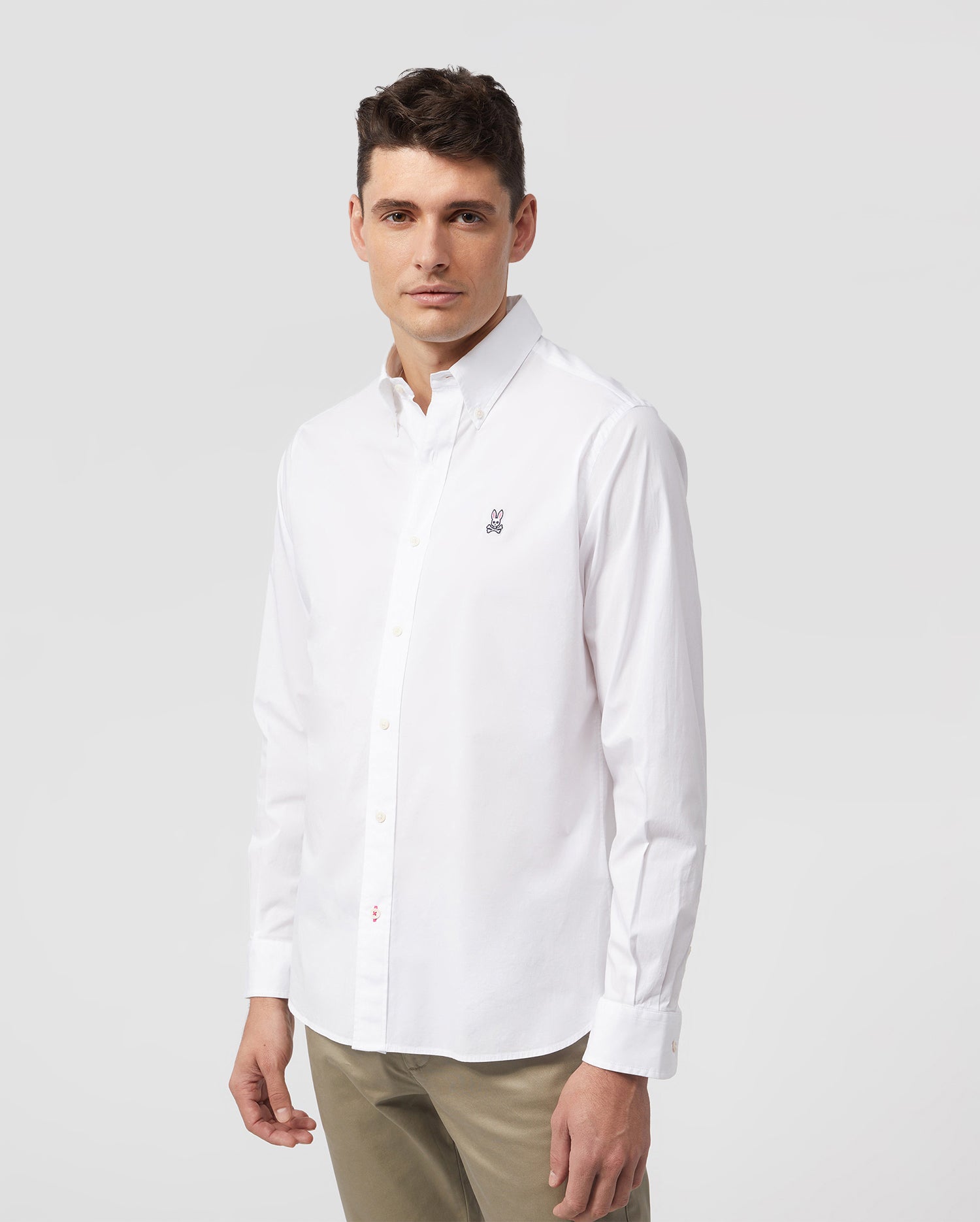 MENS CLASSIC POPLIN LONG SLEEVE SHIRT - B6C911S1PC