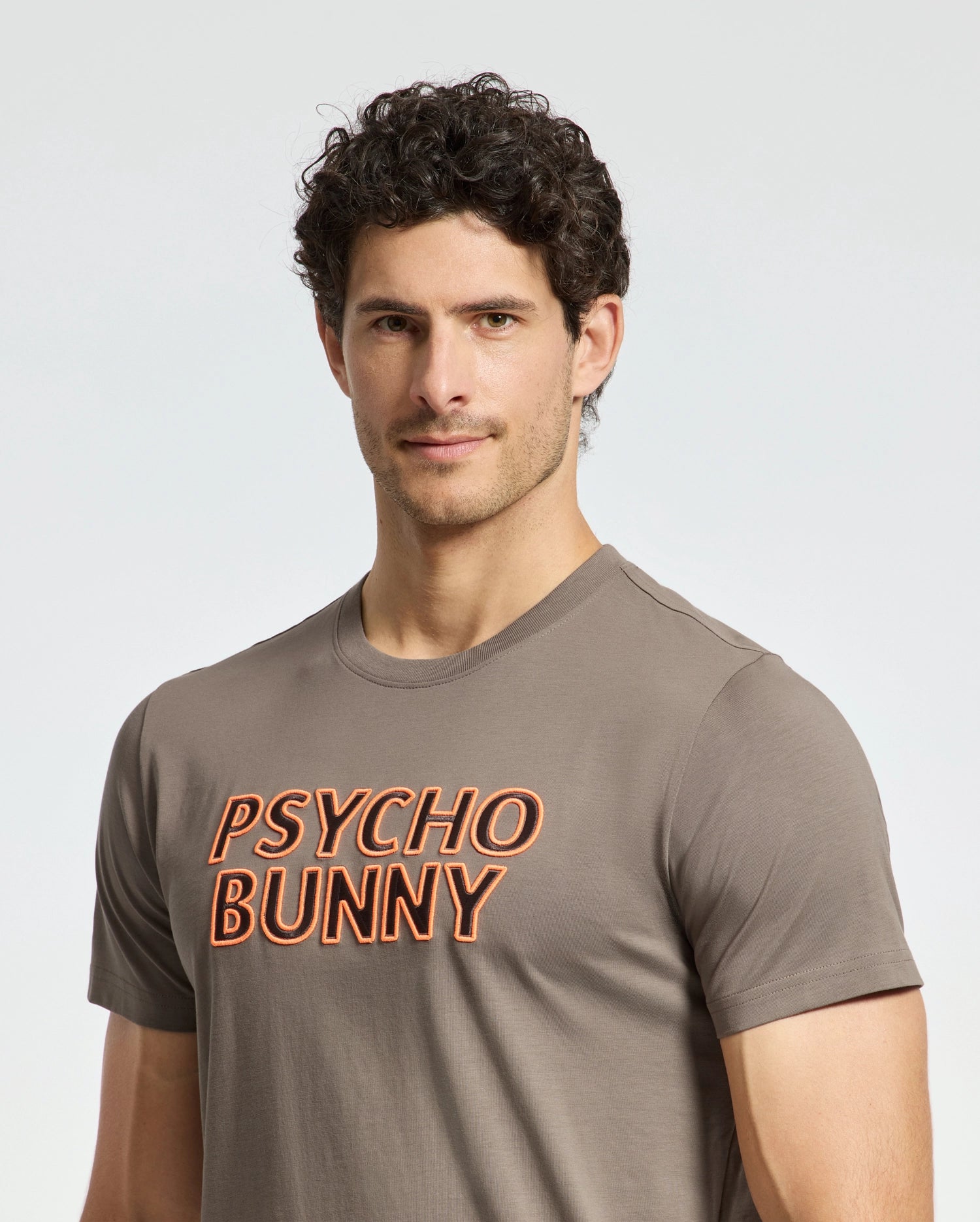 MENS PIERCE EMBROIDERED GRAPHIC TEE - B6U116E200