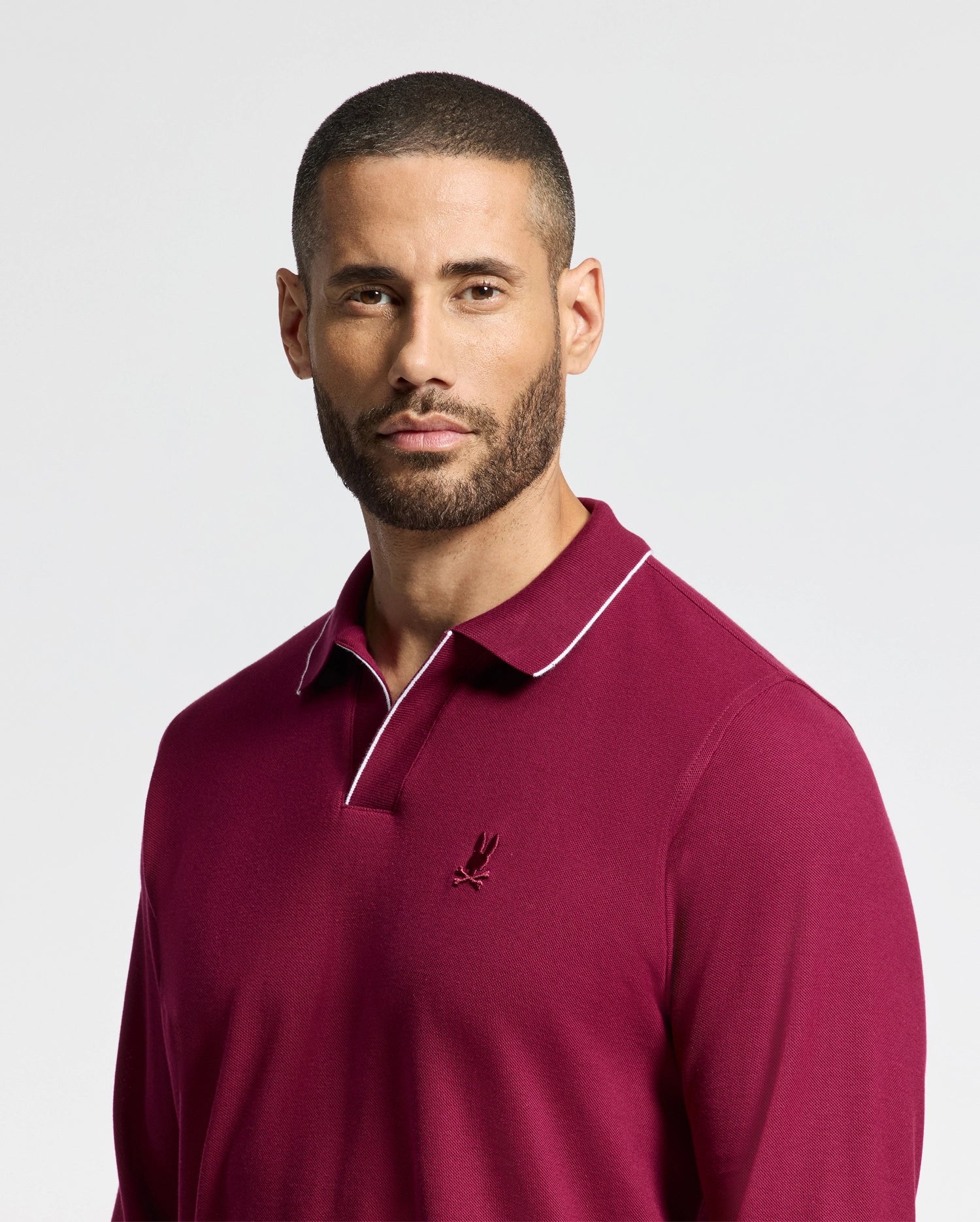 MENS CREEDE PIQUE JOHNNY COLLAR POLO - B6M265E200