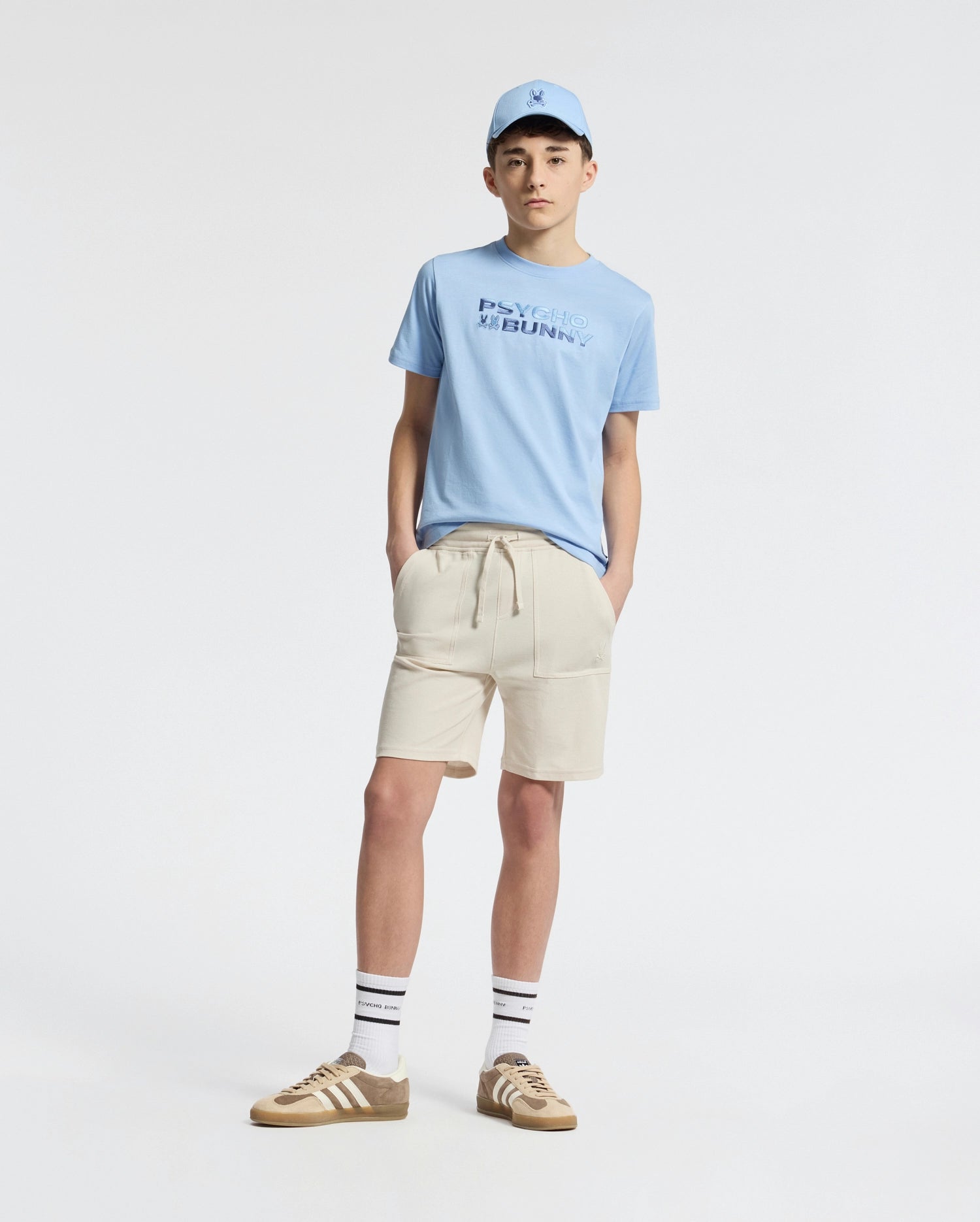 KIDS BERNI EMBROIDERED WORDMARK GRAPHIC TEE - B0U417F200