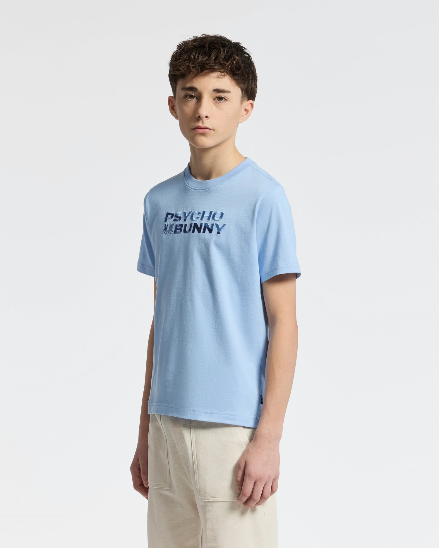KIDS BERNI EMBROIDERED WORDMARK GRAPHIC TEE - B0U417F200