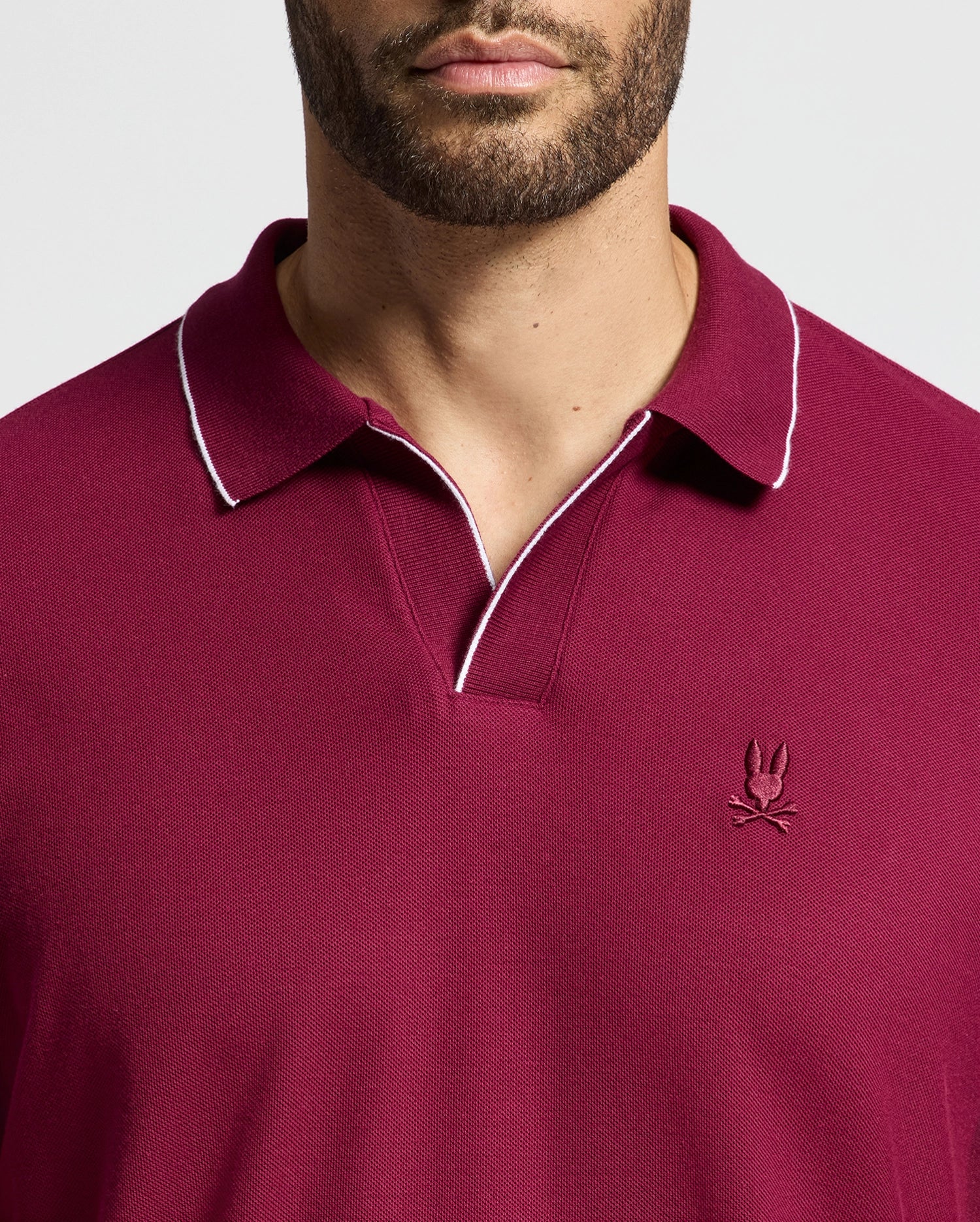 MENS CREEDE PIQUE JOHNNY COLLAR POLO - B6M265E200