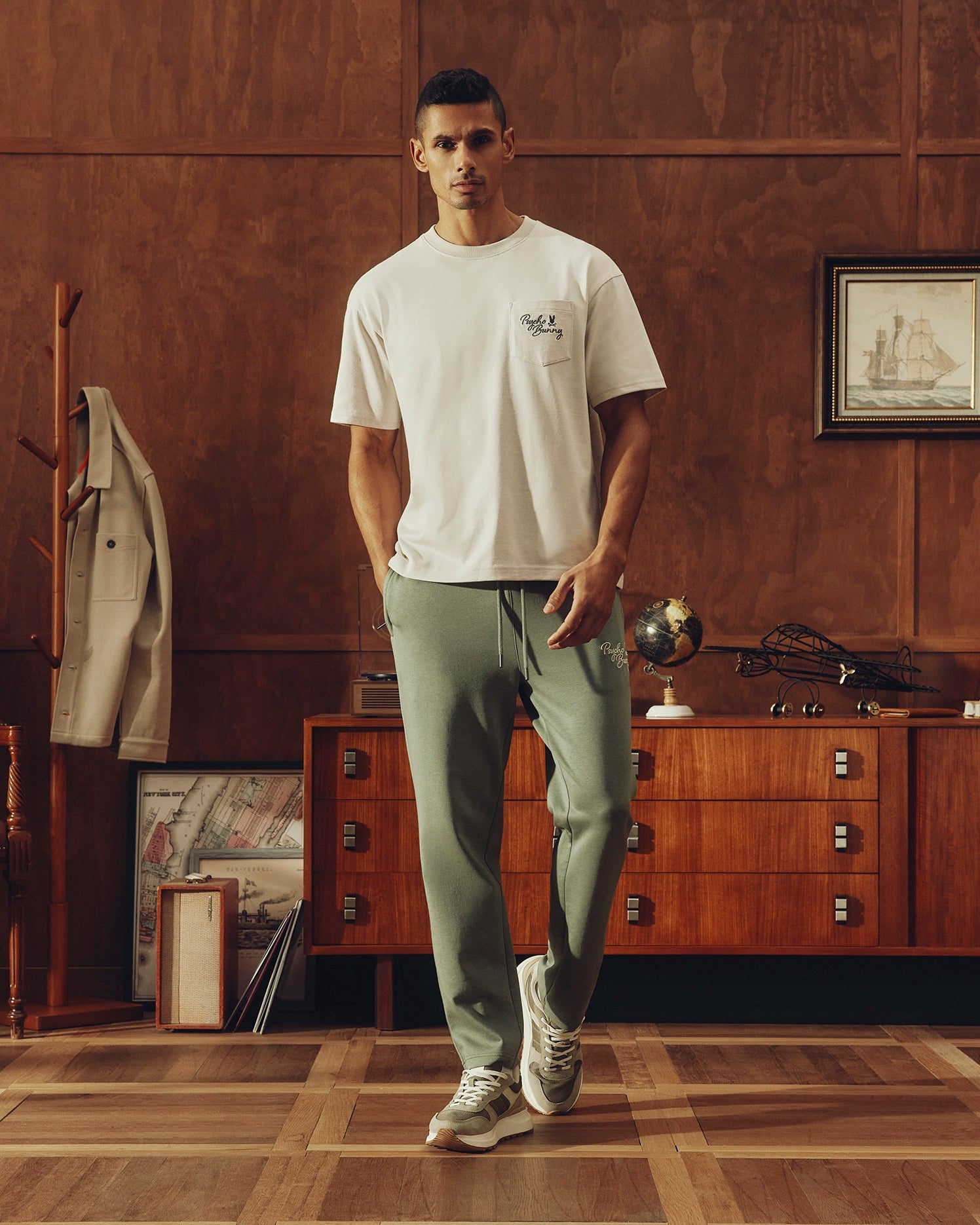 MENS DESERT OVERSIZED POCKET TEE - B6U512F200