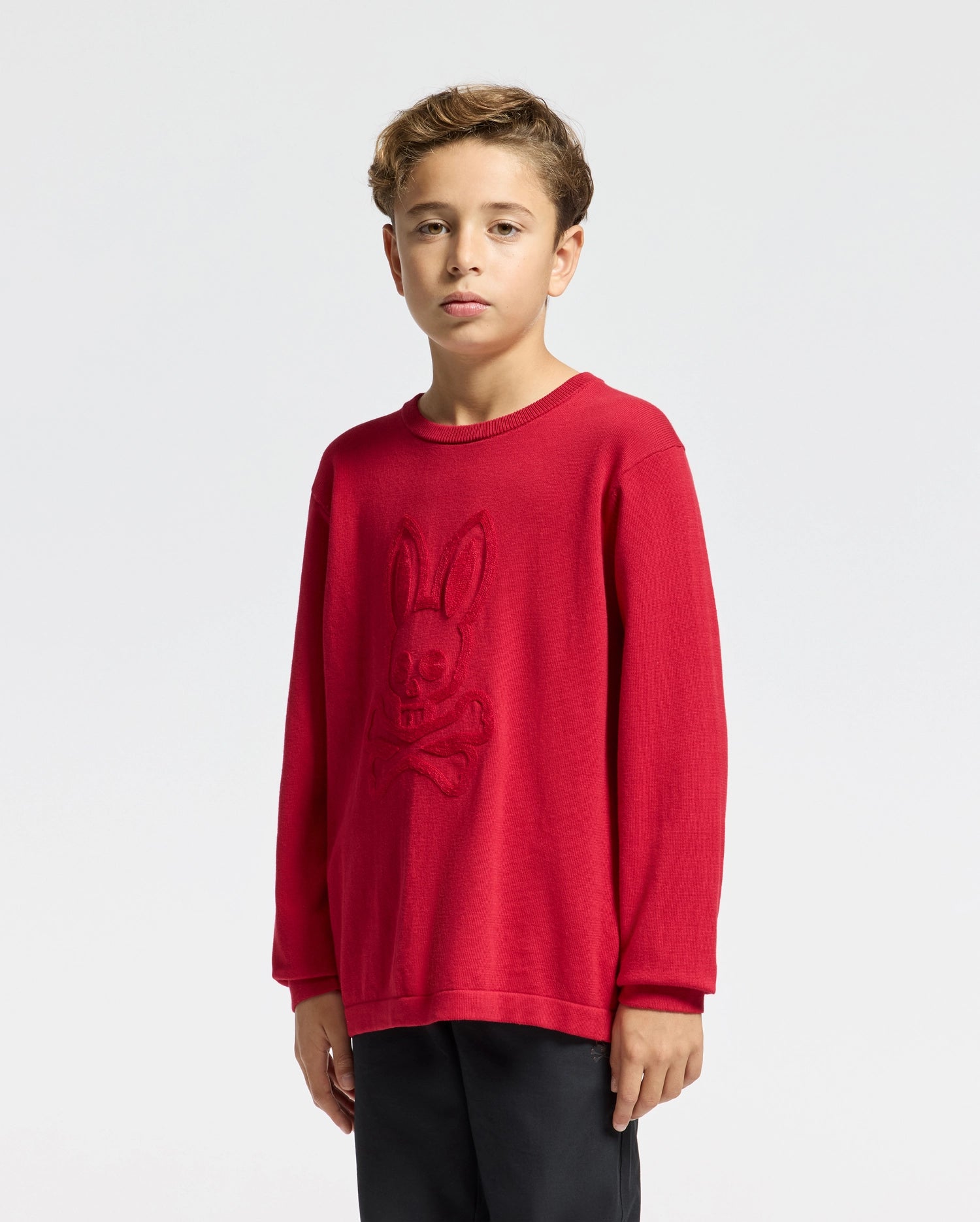 KIDS COORY CHAINSTITCH COTTON SWEATER - B0E893E200