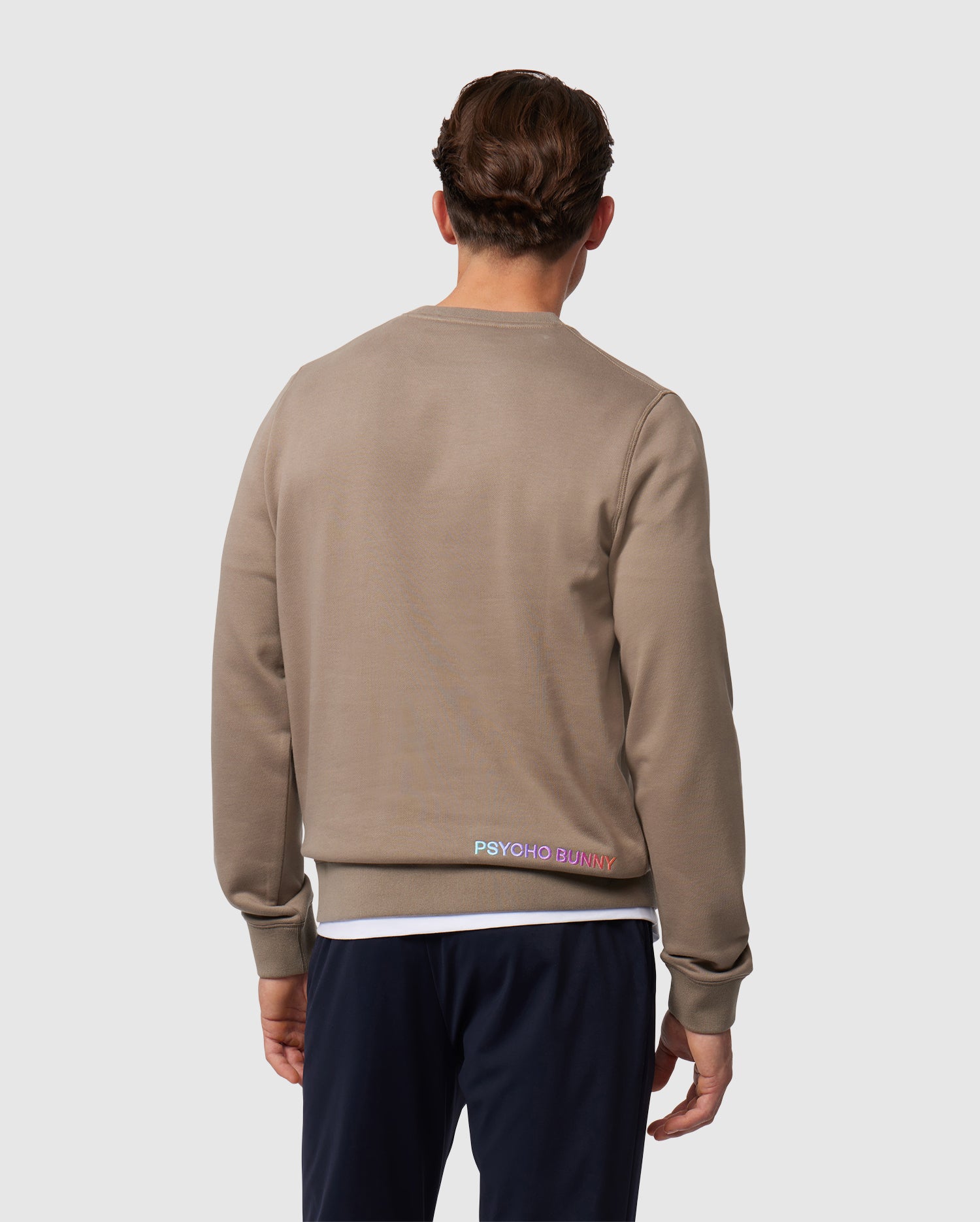 MENS BLOOMINGTON OMBRE EMBROIDERED CREW SWEATSHIRT - B6S924A2FT