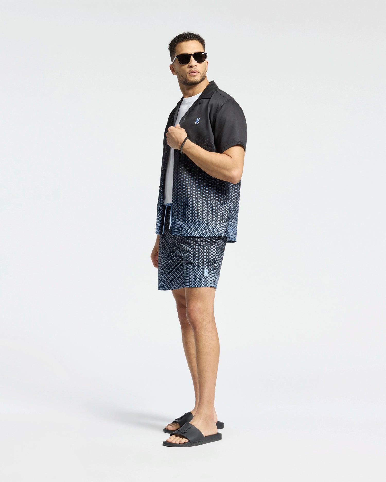 MENS BENDIGO ALL OVER PRINTED SWIM TRUNK - B6W619F200