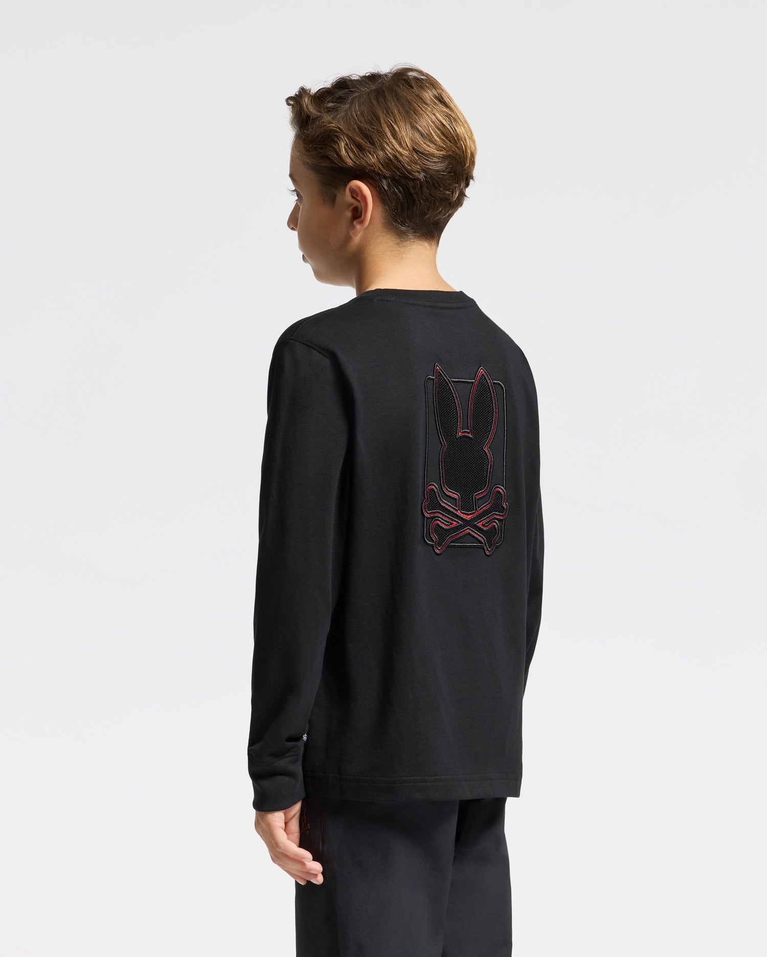 KIDS PIERCE LONG SLEEVE  BACK GRAPHIC TEE - B0T178E200