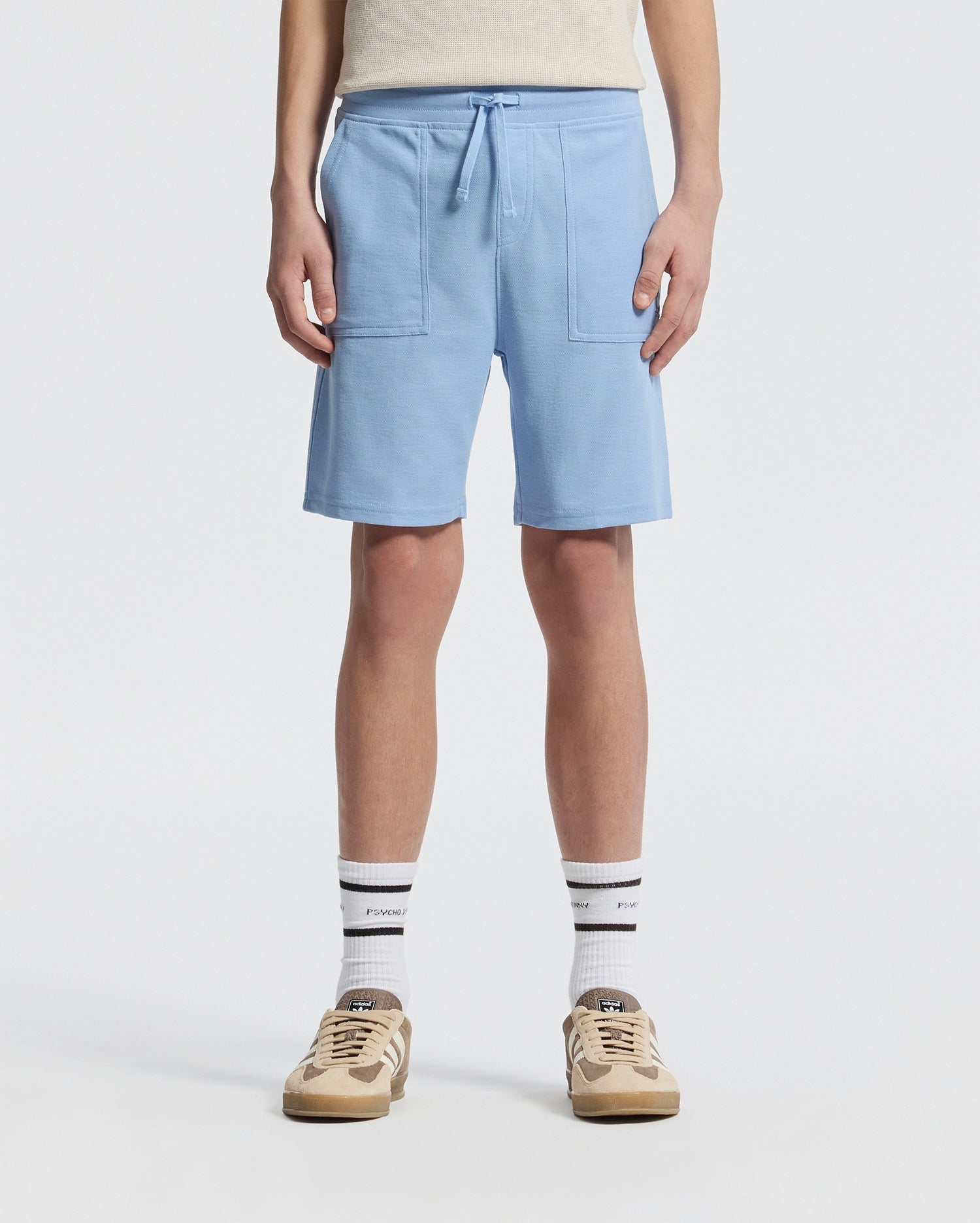 KIDS TAYLOR LIGHT PIQUE SWEATSHORT - B0R344F200