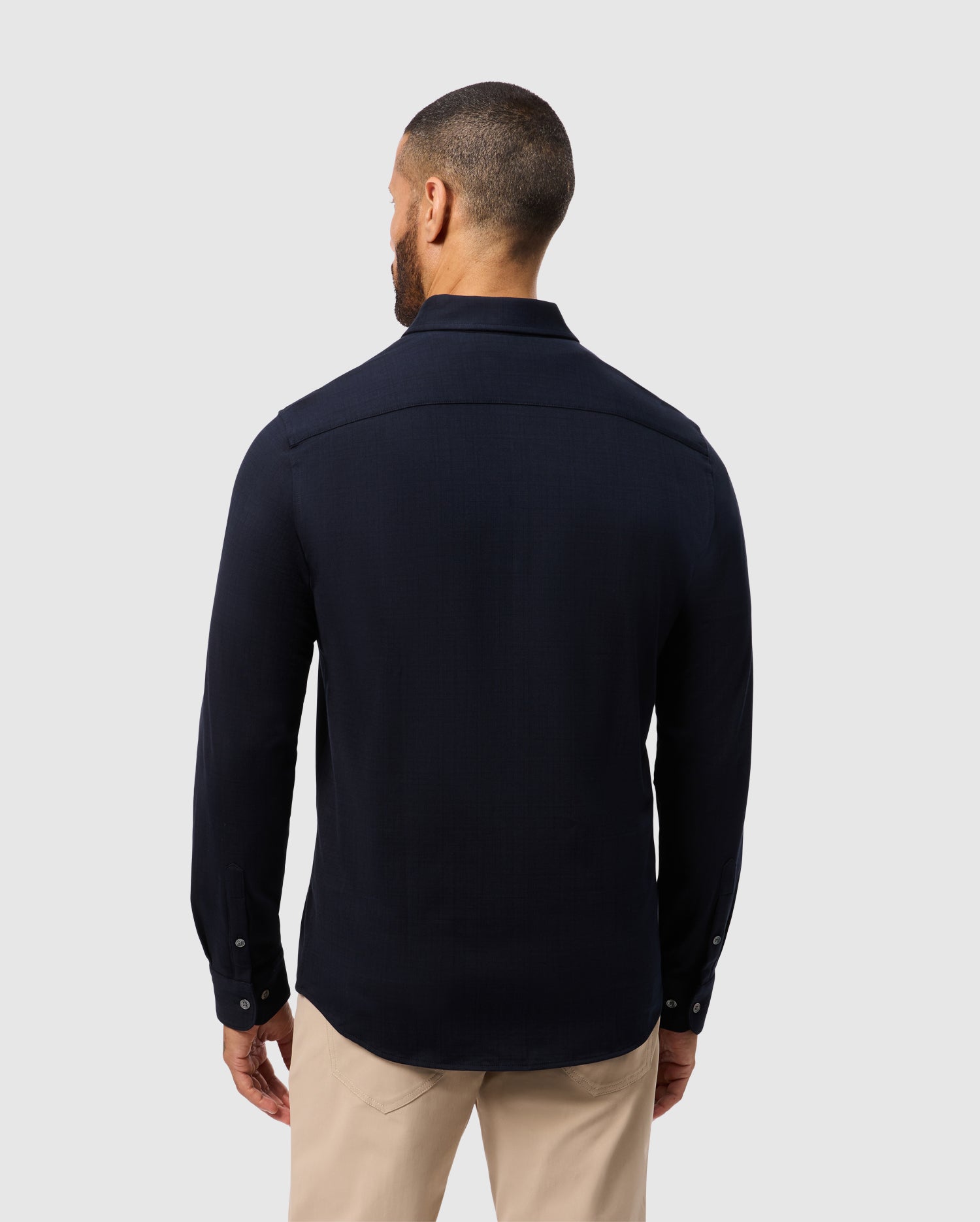 CROSBY JERSEY KNIT LONG SLEEVE SHIRT - B6C751D200