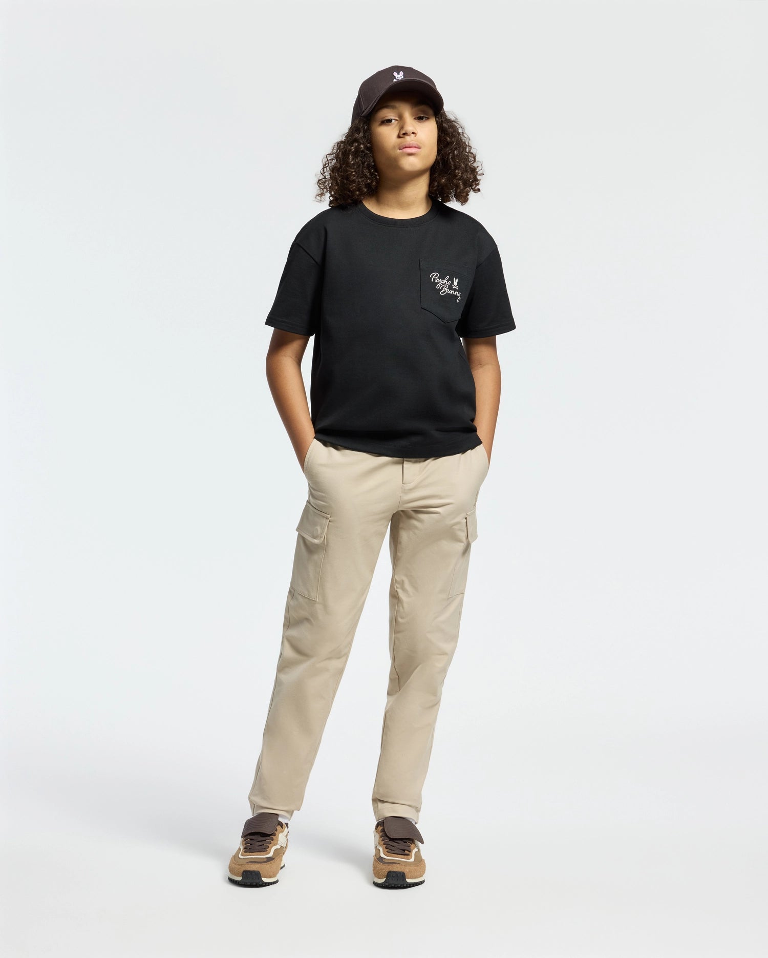 KIDS DESERT OVERSIZED POCKET TEE - B0U512F200