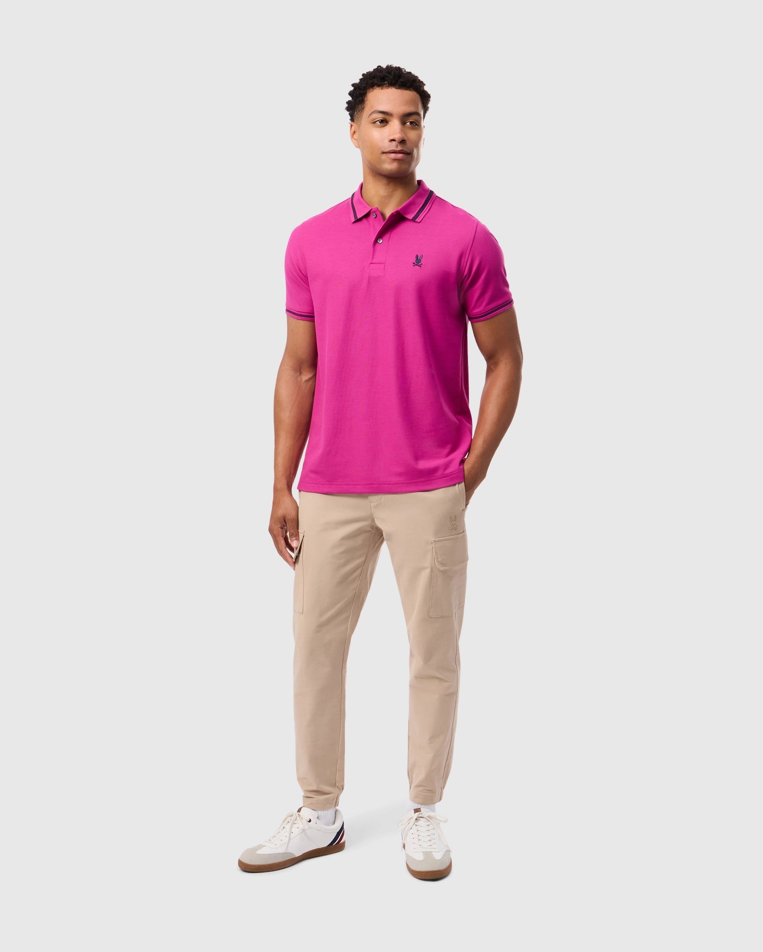 MENS RIVIERA PIQUE POLO SHIRT - B6K640C200