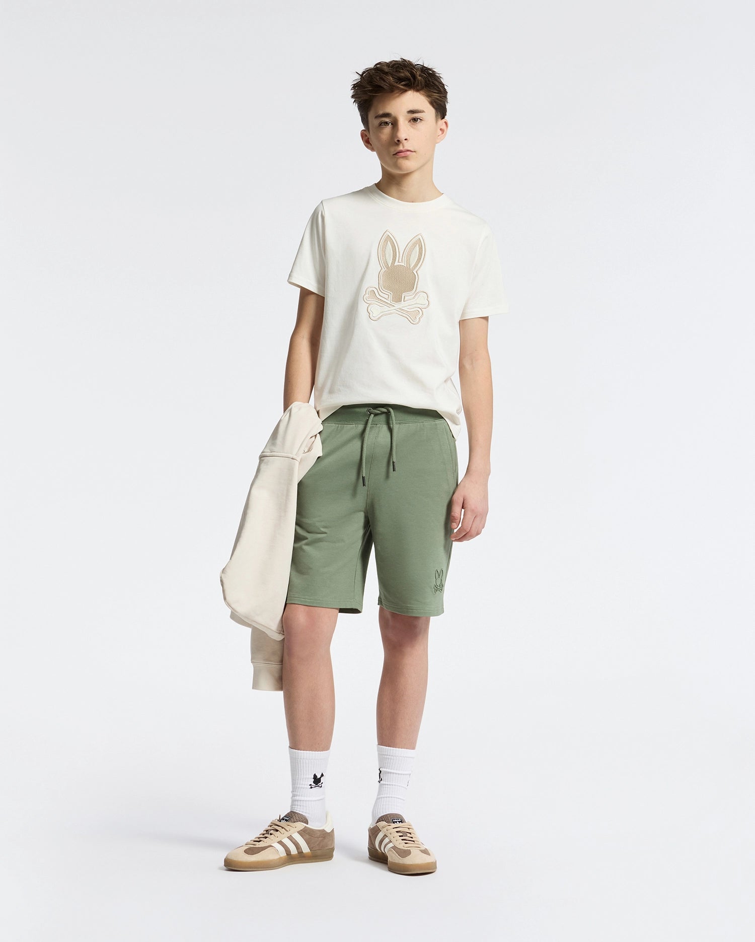 KIDS NEW CASTLE EMBROIDERED GRAPHIC TEE - B0U415F200